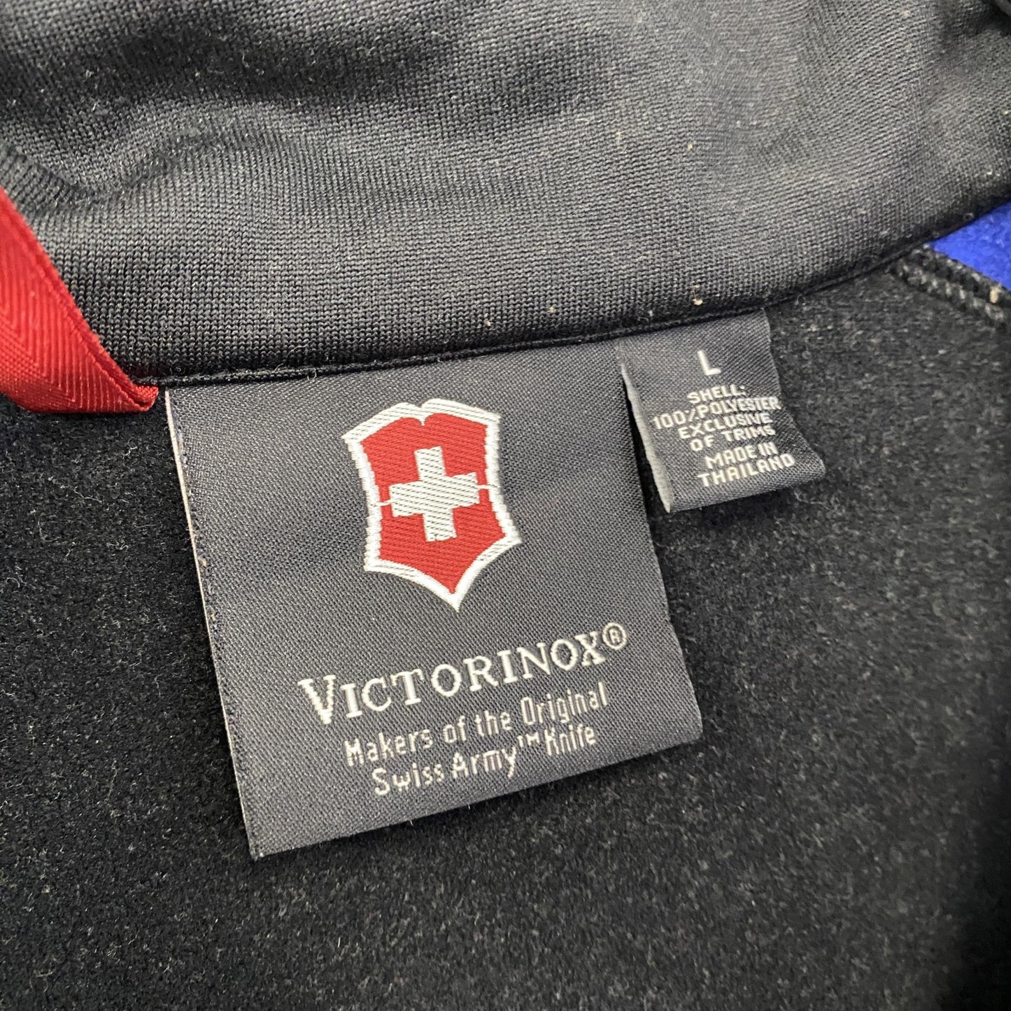 VICTORINOX ビクトリノックス フリースジャケット/ボアジャケット 青 ブルー Lサイズ