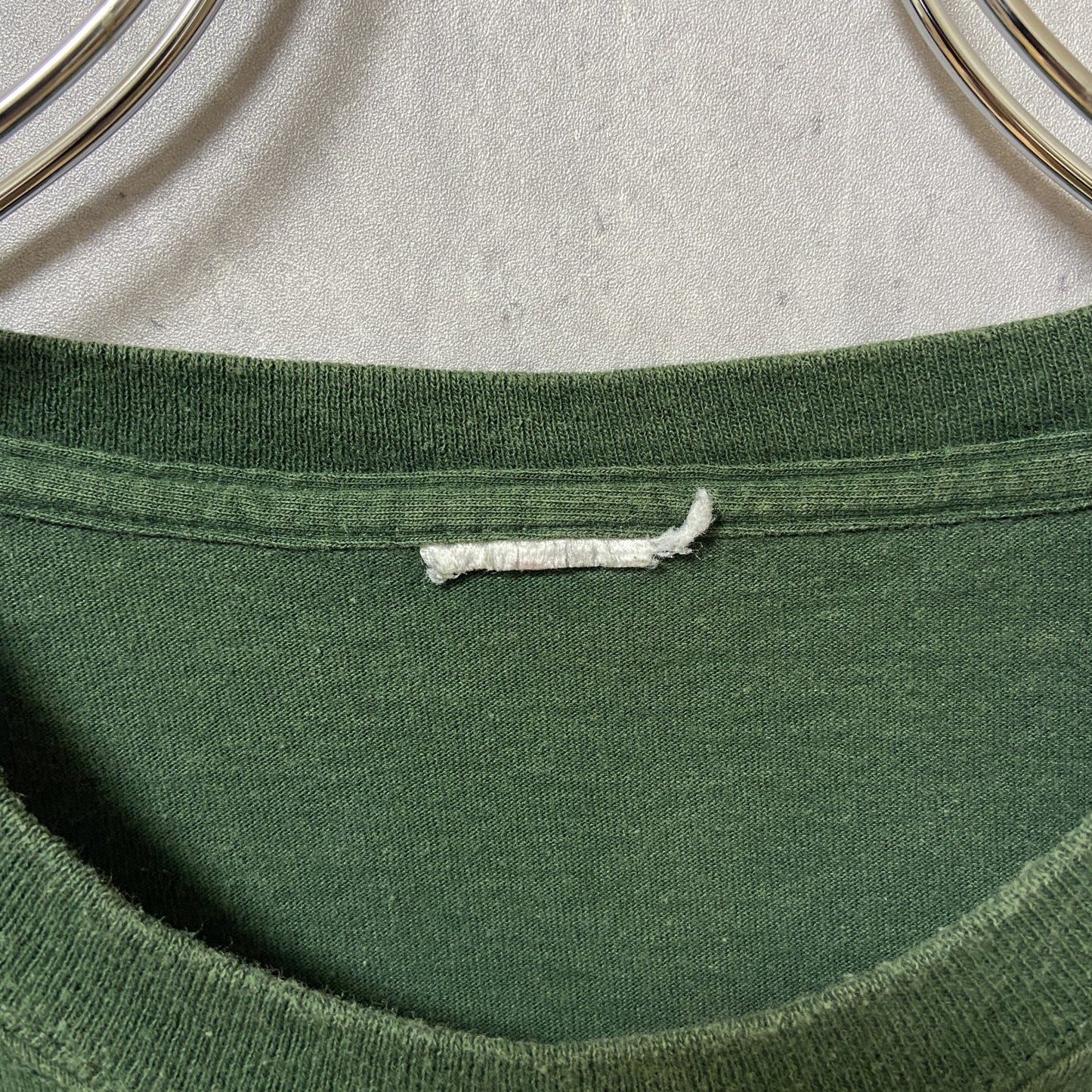 古着 used SUGAR BOWL アメフト 半袖カレッジプリントTシャツ グリーン クルーネック スポーツ ビックシルエット