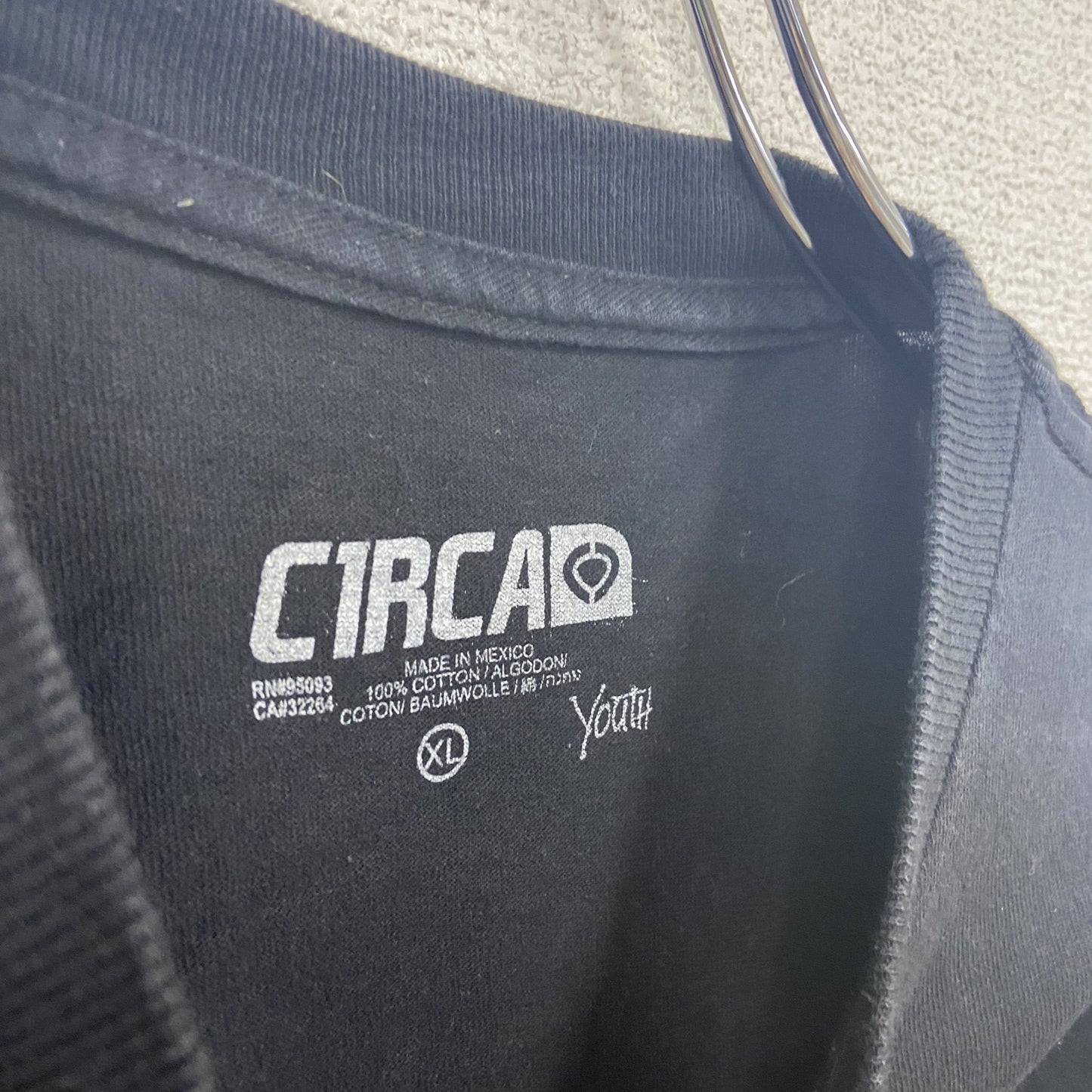 CIRCA サーカ 半袖プリントTシャツ skateboard スケートボード 黒 ブラック XLサイズ