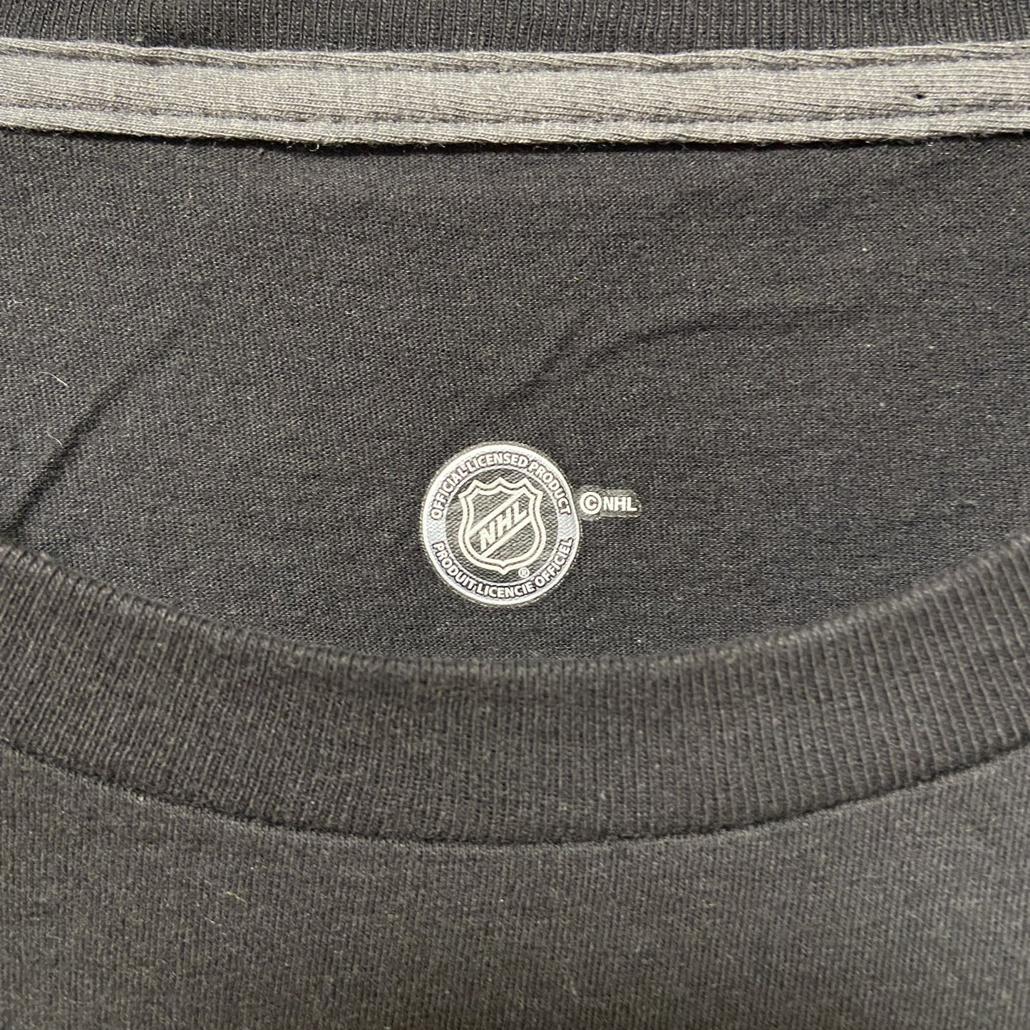 古着 used NHL アイスホッケー ピッツバーグペンギンズ 半袖プリントTシャツ 黒 ブラック スポーツ XLサイズ
