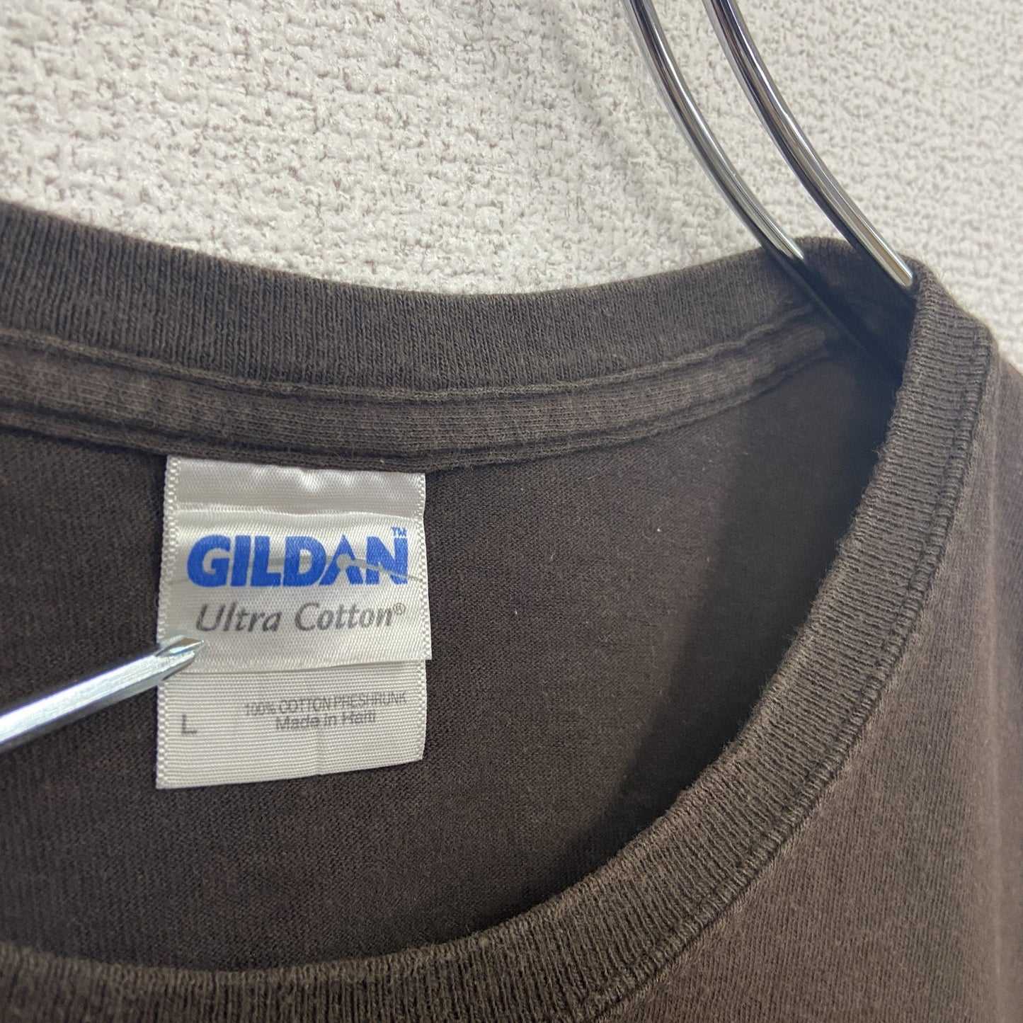 GILDAN ギルダン 半袖Tシャツ 企業T アニマルT LONG TRAIL ALE 牛 黒 ブラック Lサイズ