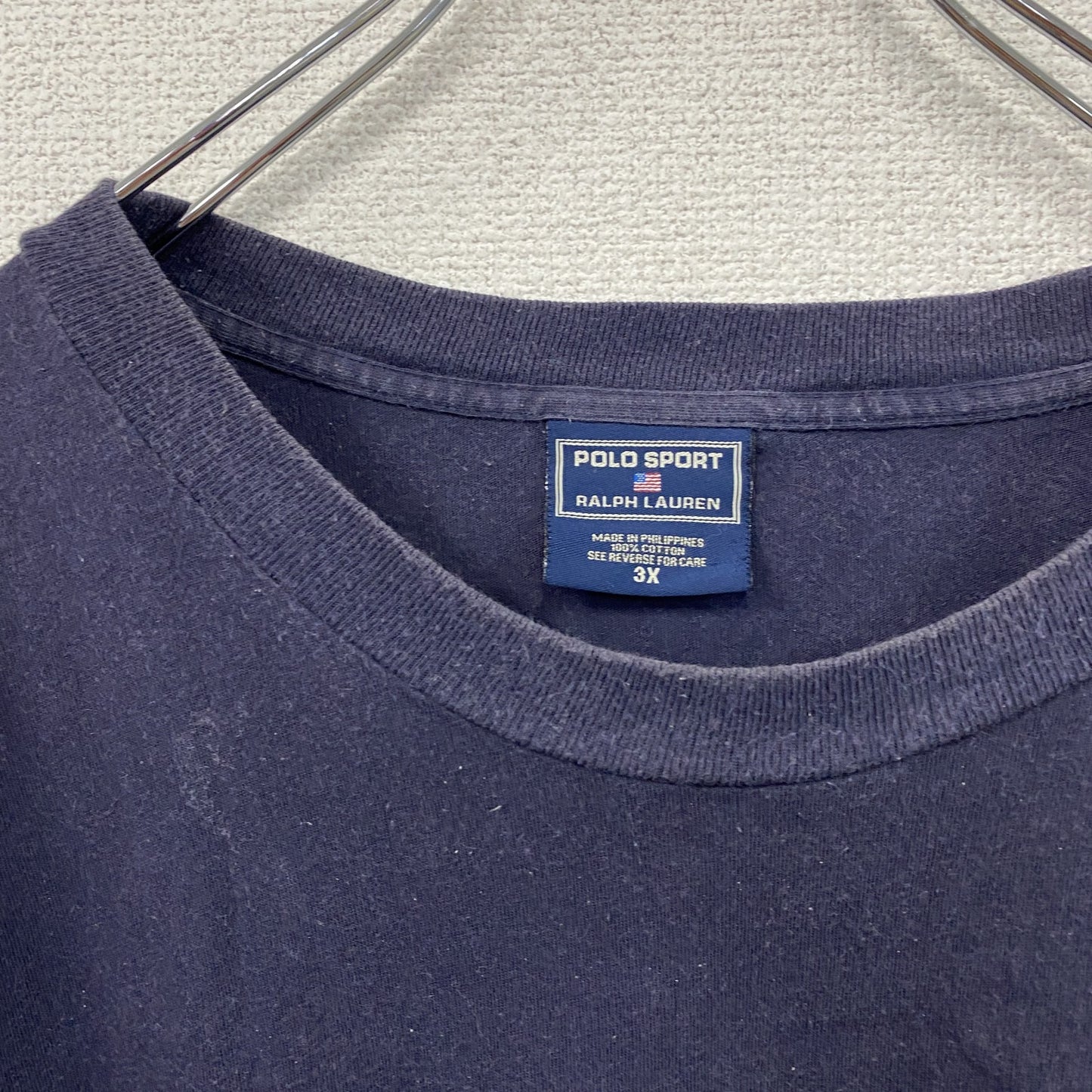 POLO SPORT ポロスポーツ 半袖プリントTシャツ 紺 ネイビー 3Xサイズ