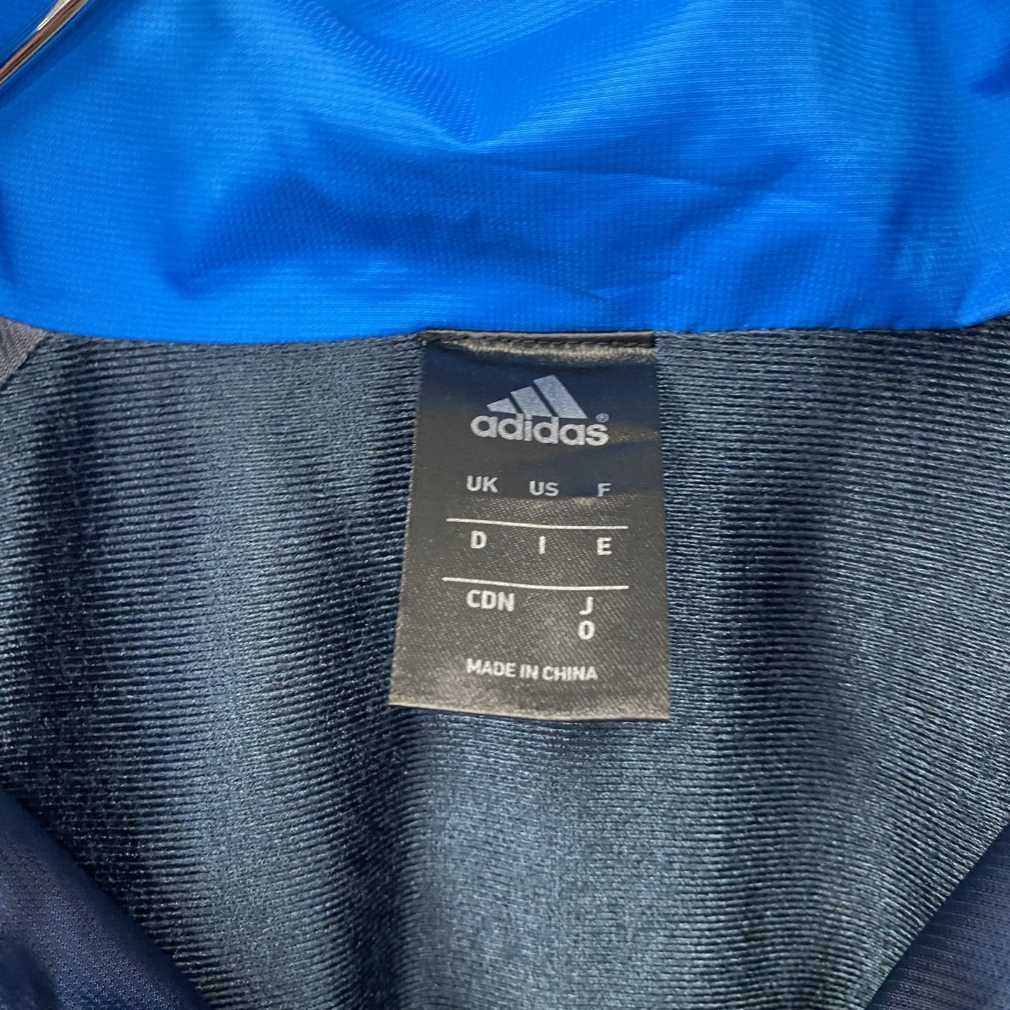 adidas アディダス トラックジャケット/ジャージ 紺 ネイビー Oサイズ