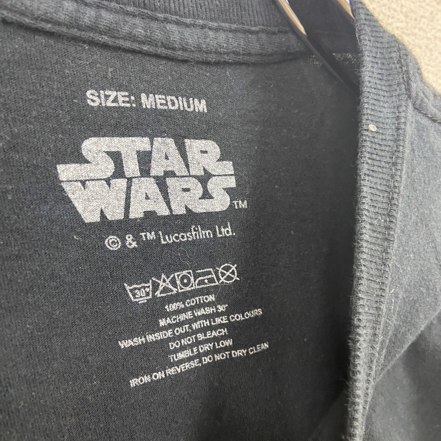 STAR WARS スターウォーズ Disney ディズニー 半袖Tシャツ ムービーT 黒 ブラック Mサイズ