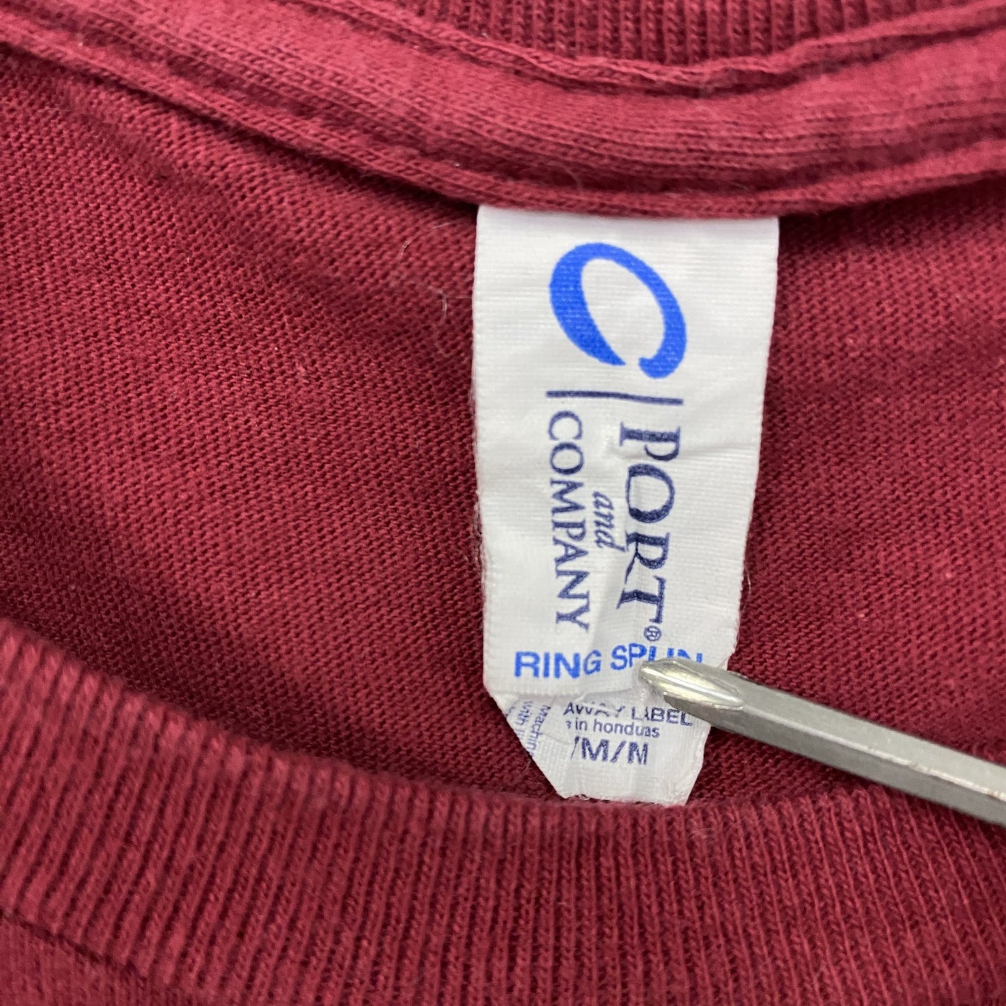 PORT&COMPANY 半袖プリントTシャツ 赤 レッド Mサイズ