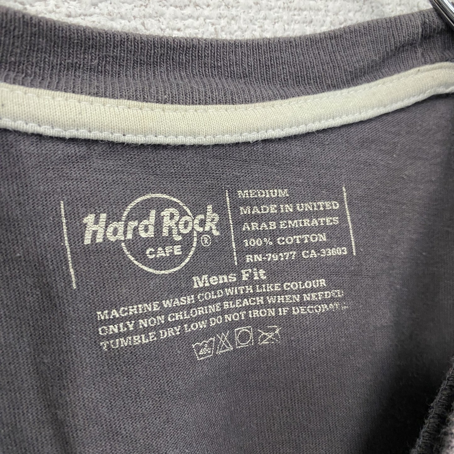 Hard Rock CAFE ハードロックカフェ 半袖プリントTシャツ 茶色 ブラウン Mサイズ