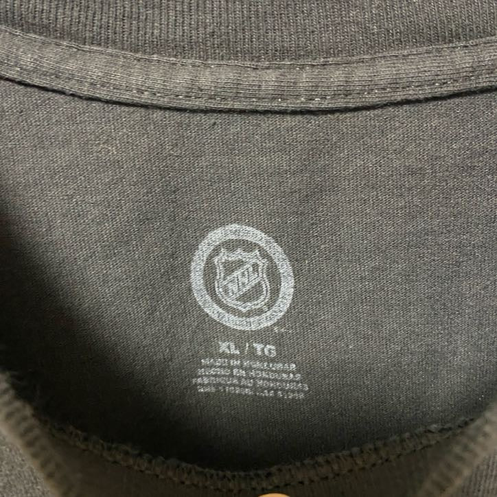 古着 used NHL シカゴブラックホークス アイスホッケー パトリックケイン 半袖オフィシャルプリントTシャツ 黒 XLサイズ