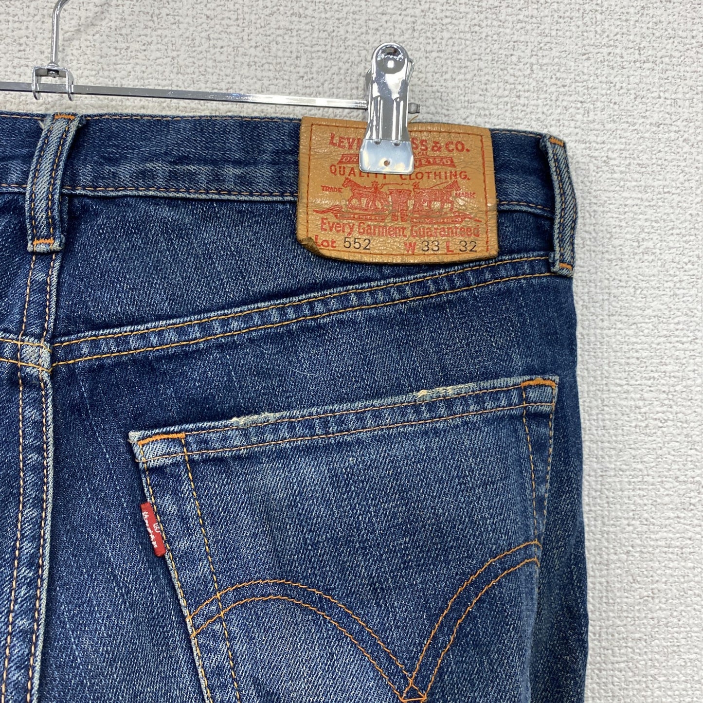 Levi's リーバイス 552 デニムパンツ/ジーンズ ジップフライ インディゴ W33サイズ