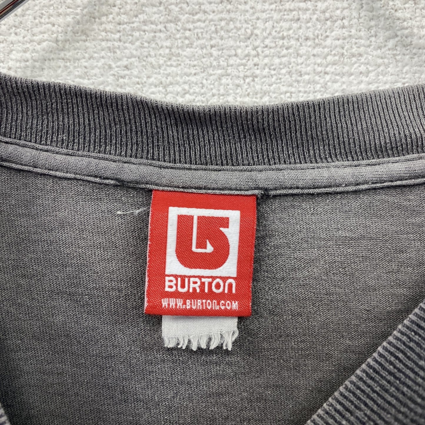 Burton バートン 半袖プリントTシャツ フェード 黒 ブラック