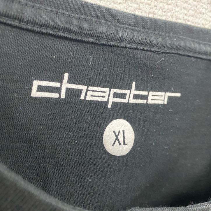 chapter 半袖プリントフォトTシャツ NEW YORK BROOKLYN 黒 ブラック XLサイズ