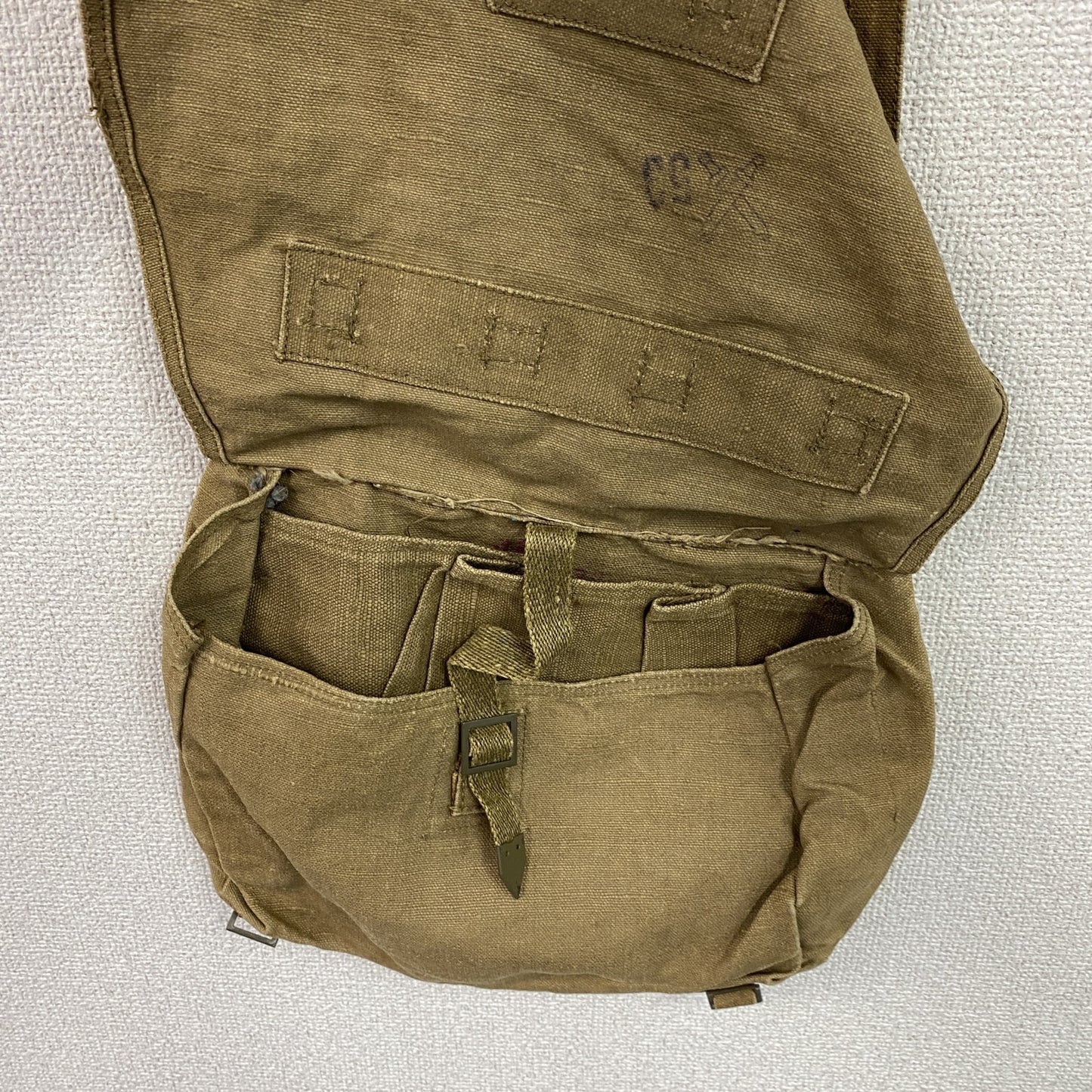 チェコ軍 ブレッドバッグ ショルダーバッグ リネン ベージュ