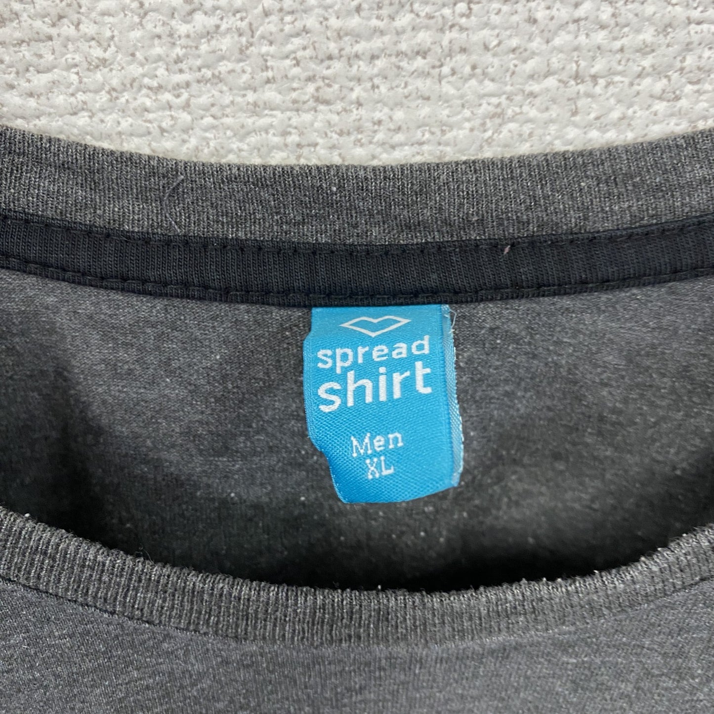 spread shirt 半袖プリントTシャツ DIRTY SOUTH GYM ダークグレー XLサイズ