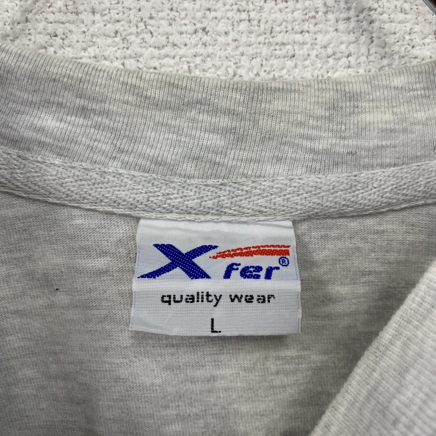 ~00s XFer アイスベアレンレーゲンスブルク 半袖Tシャツ アイスホッケー ユーロ 霜降りグレー Lサイズ