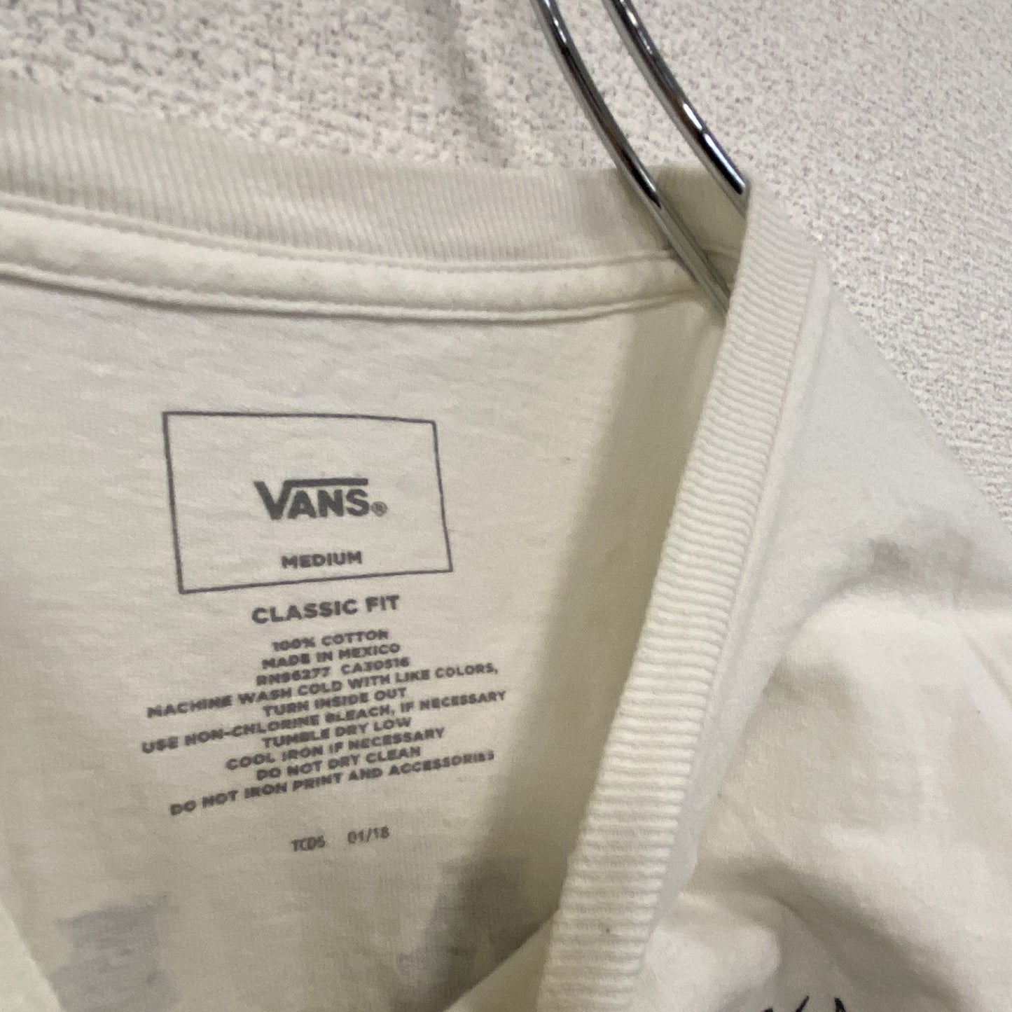 VANS バンズ 半袖プリントTシャツ 白 ホワイト Mサイズ