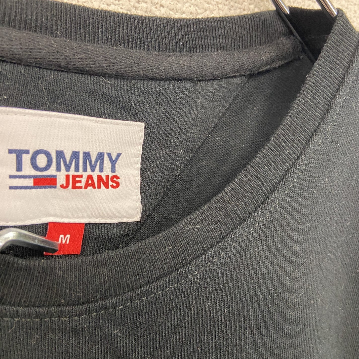 TOMMY HILFIGER トミーヒルフィガー 半袖Tシャツ 黒 ブラック Mサイズ