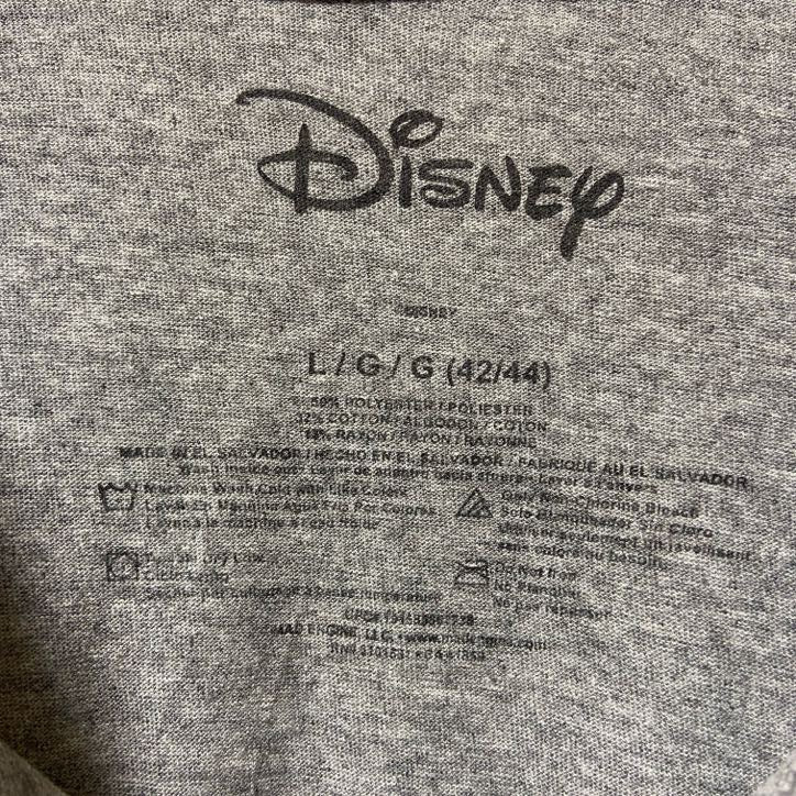 古着 used Disney ディズニー 半袖プリントTシャツ グレー Mickey ミッキー キャラクター