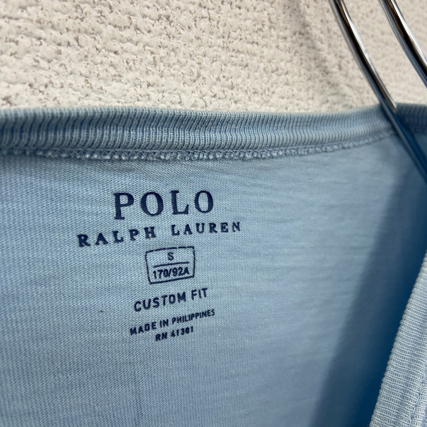Polo Ralph Lauren 半袖プリントTシャツ 青 ブルー Sサイズ