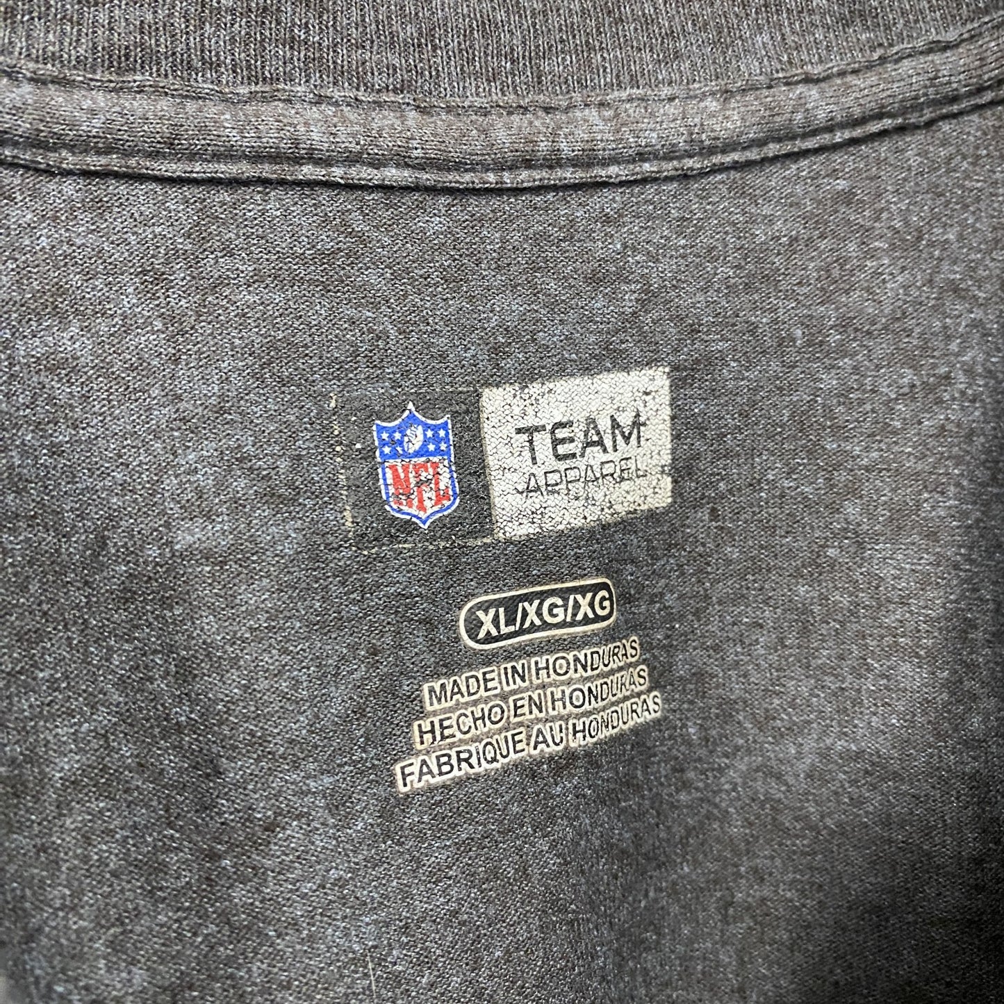 NFL TEAM APPAREL 半袖プリントTシャツ 灰色 グレー XLサイズ