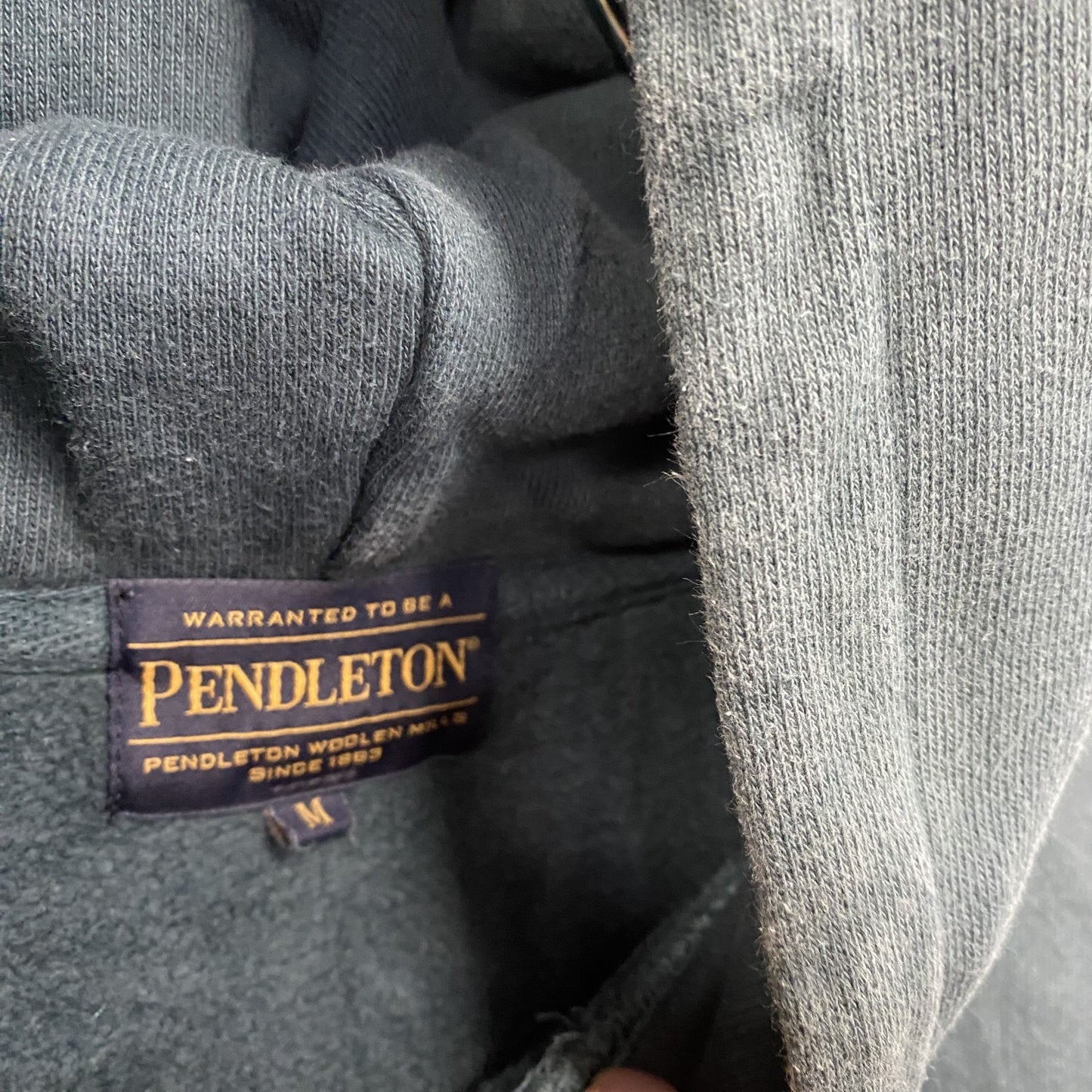 PENDLETON ペンドルトン スウェットパーカー/フーディー グリーン Mサイズ