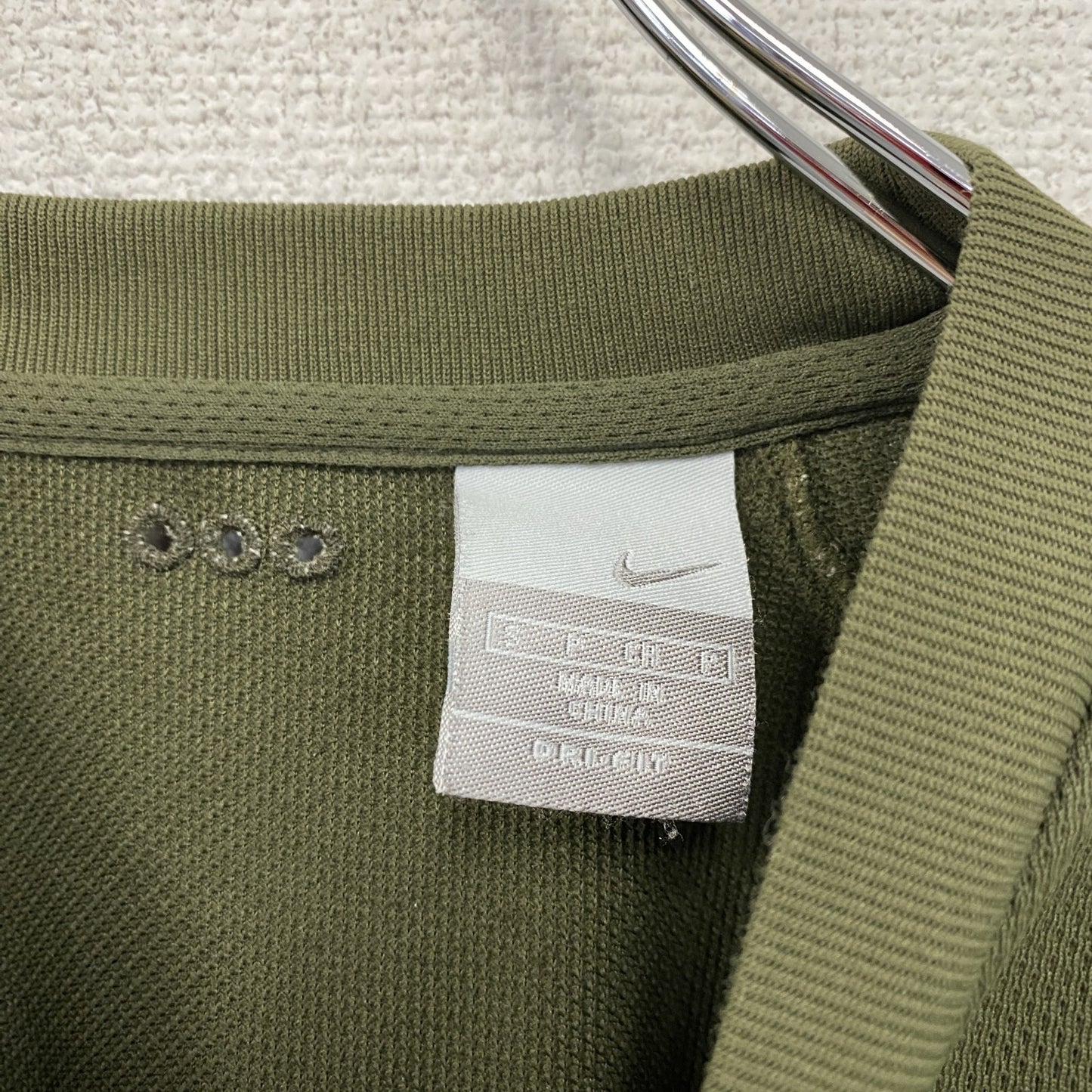 NIKE ナイキ DRI-FIT 半袖Tシャツ スウッシュ カーキ Sサイズ