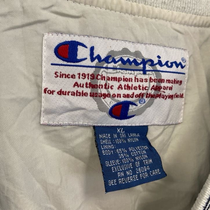 90s champion チャンピオン プルオーバージャケット ヴィンテージ 紺 ネイビー XLサイズ
