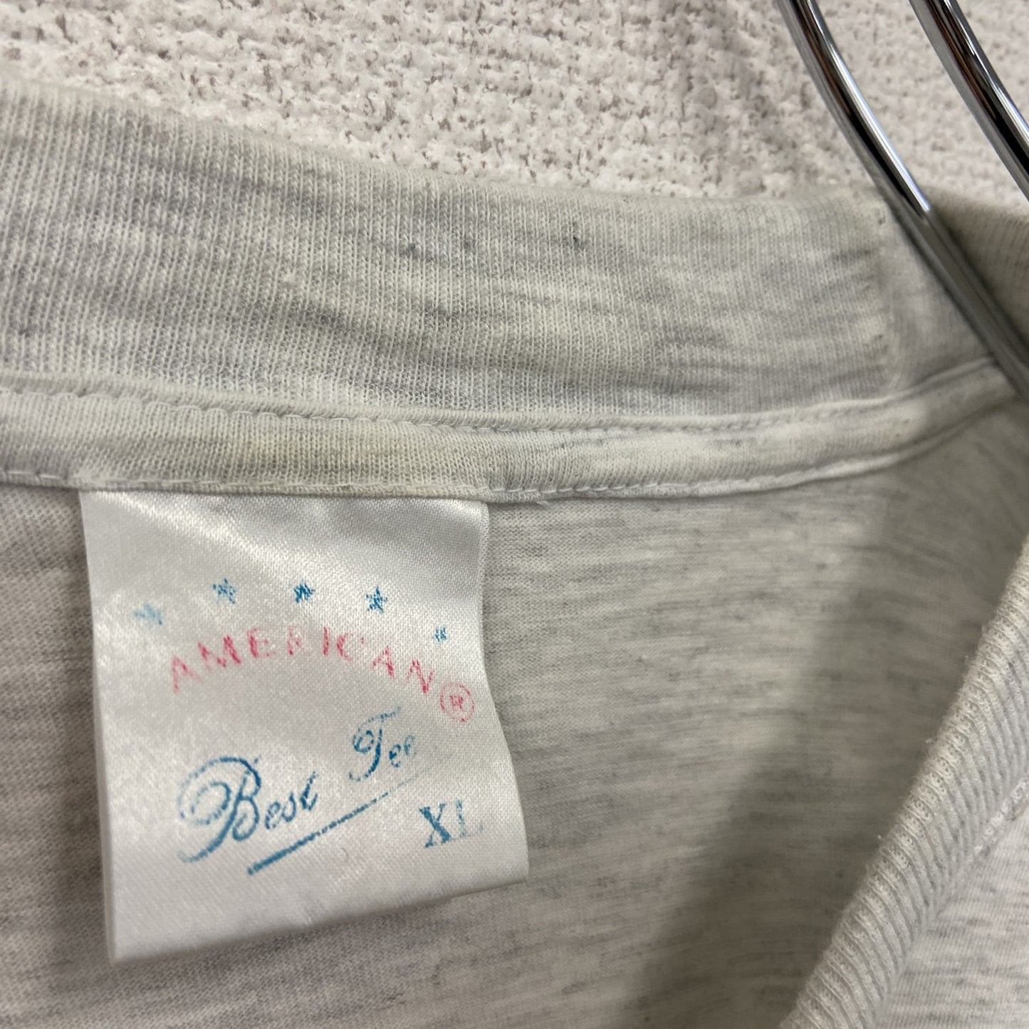 ~00s AMERICAN Best Tee 半袖プリントTシャツ 天使 5連プリント ヴィンテージ 霜降りグレー XLサイズ