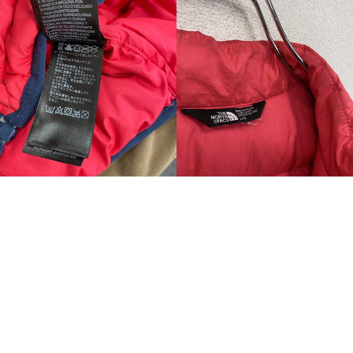 THE NORTH FACE ザ・ノースフェイス ダウンジャケット ダウン80% ピンク Lサイズ
