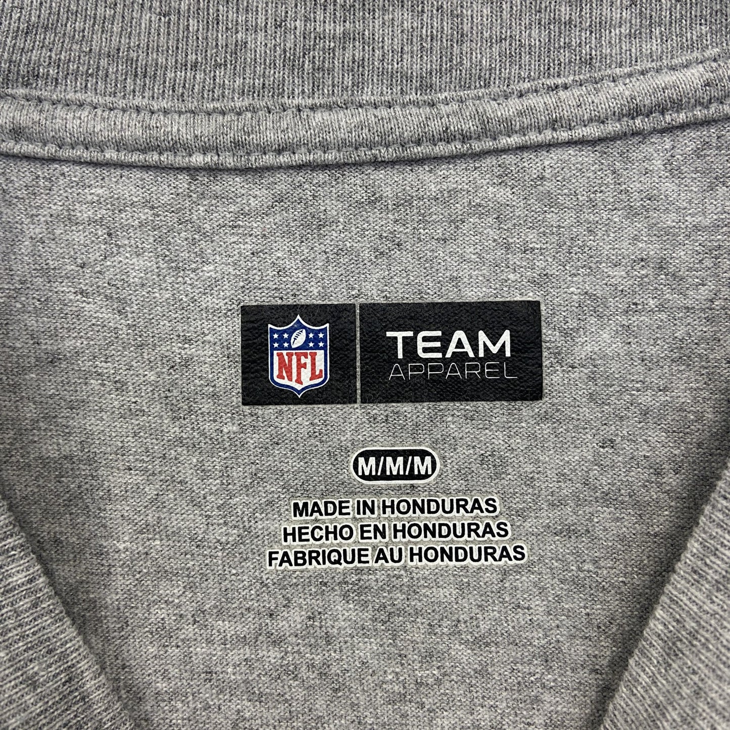 古着 used NFL 半袖オフィシャルプリントTシャツ グリーンベイパッカーズ アメフト クルーネック グレー Mサイズ