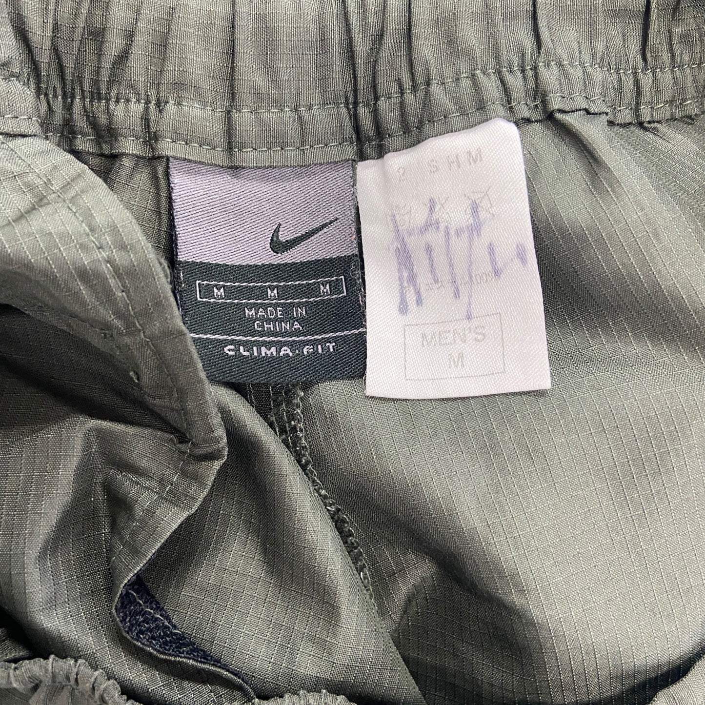 00s NIKE ナイキ CLIMA-FIT ピステパンツ ハーフパンツ TECH ヴィンテージ カーキ Mサイズ