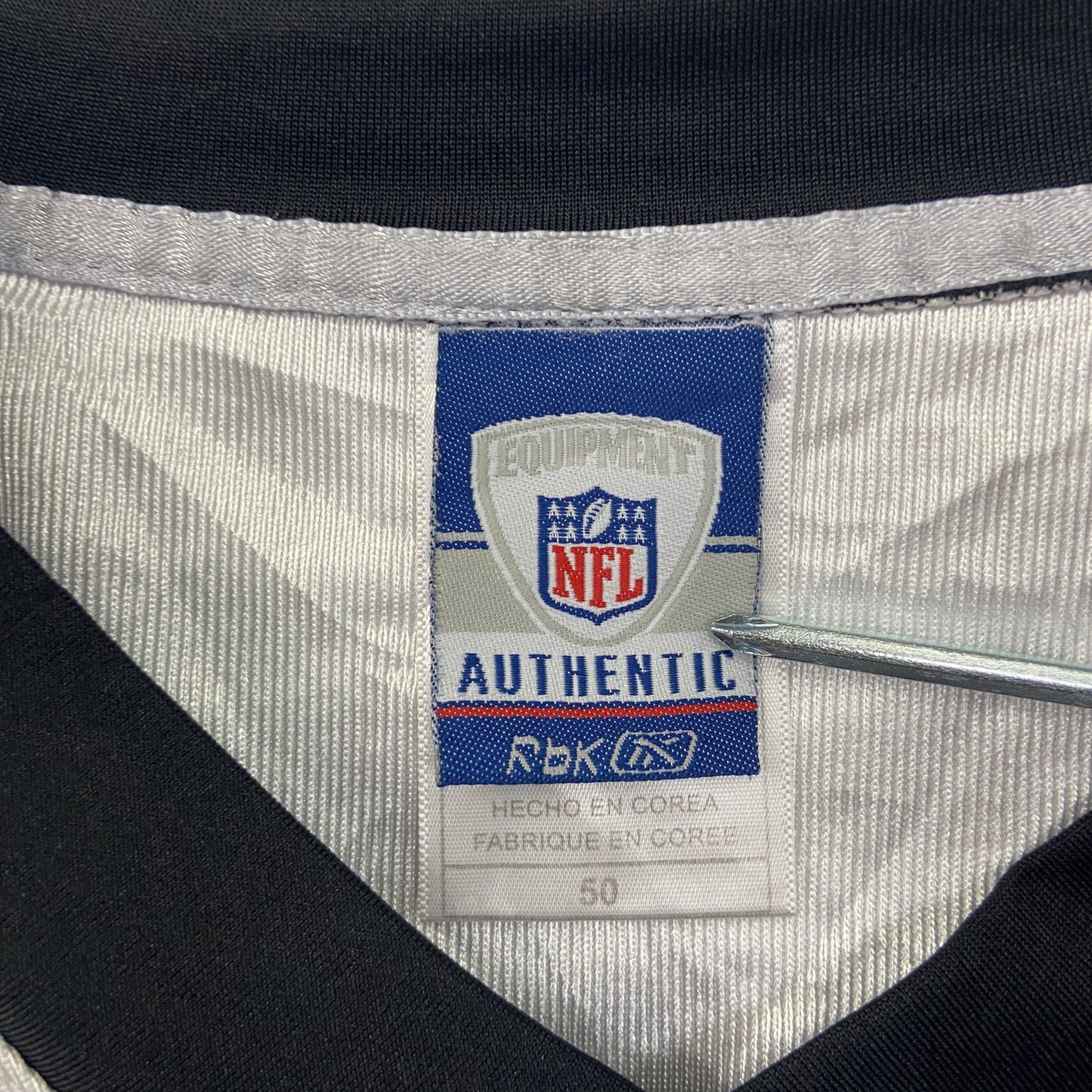 Reebok リーボック NFL ボルチモアナタ ハロティナタ 半袖Tシャツ ゲームシャツ 白 ホワイト 50サイズ