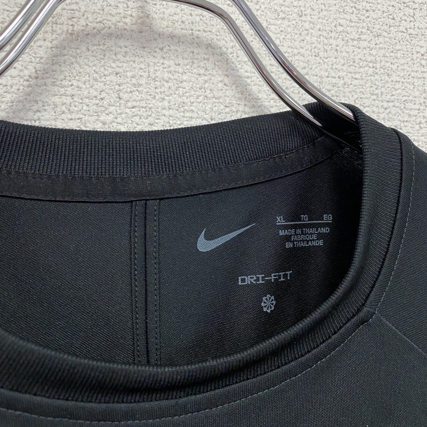 NIKE ナイキ DRI-FIT 半袖Tシャツ スウッシュ 黒 ブラック XLサイズ