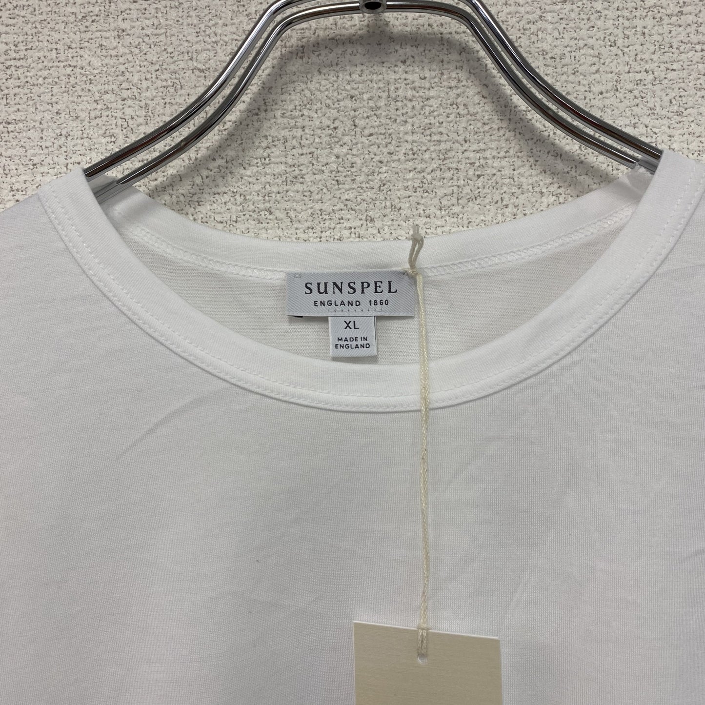 SUMSPEL サンスペル 半袖Tシャツ デッドストック 無地 白 ホワイト XLサイズ