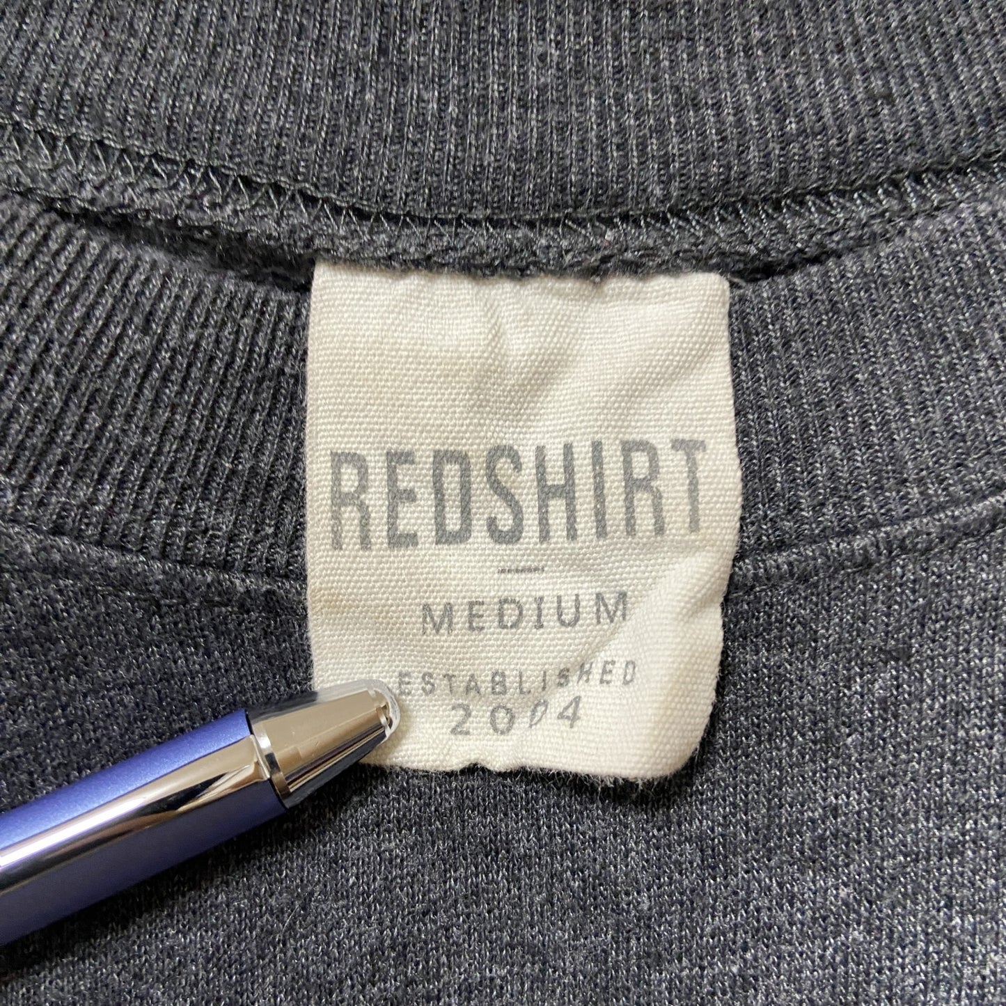 古着 used REDSHIRT 長袖カレッジプリントスウェット トレーナー バックプリント CAMPBELL 大学 Mサイズ
