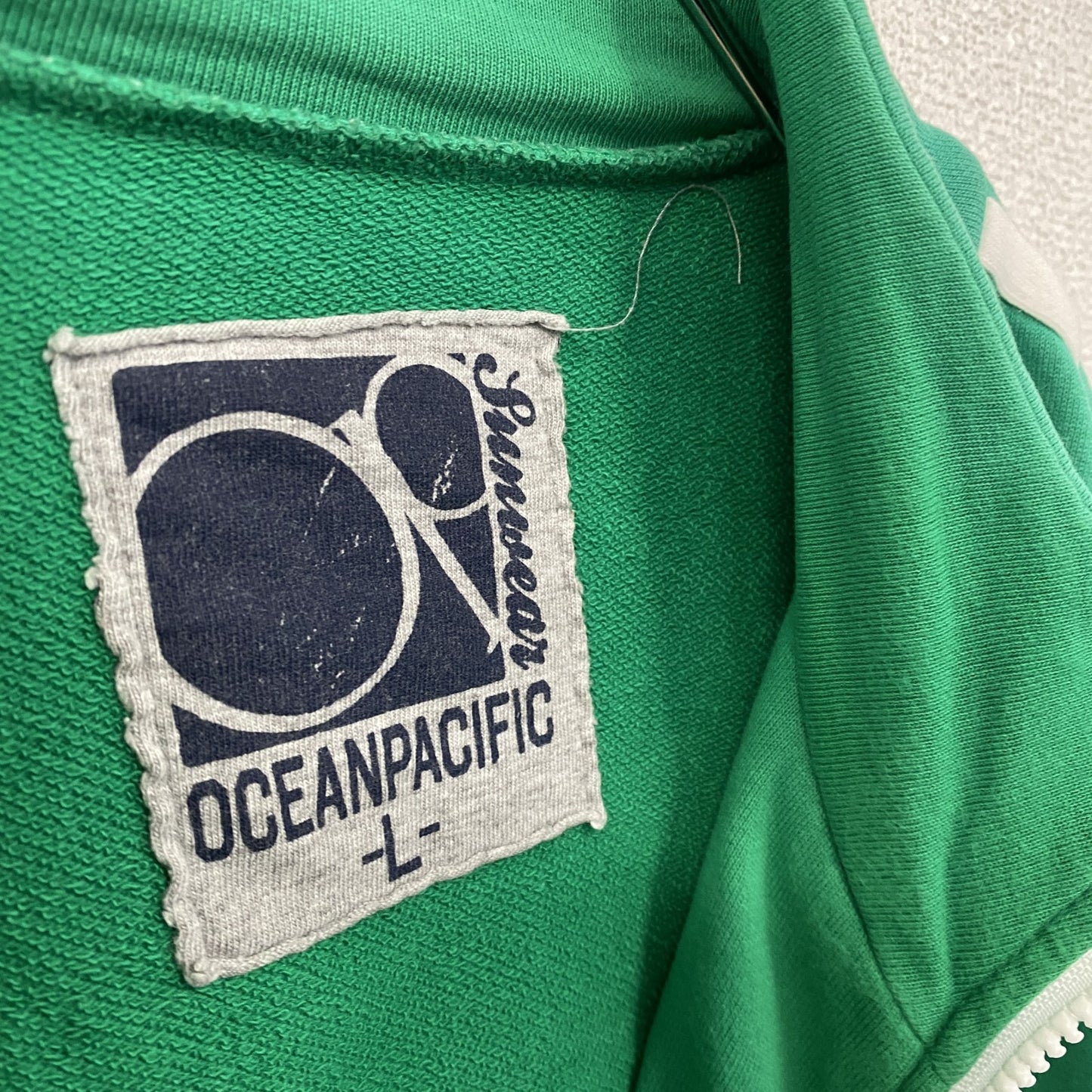 Ocean Pacific オーシャンパシフィック トラックジャケット/ジャージ 緑 グリーン Lサイズ