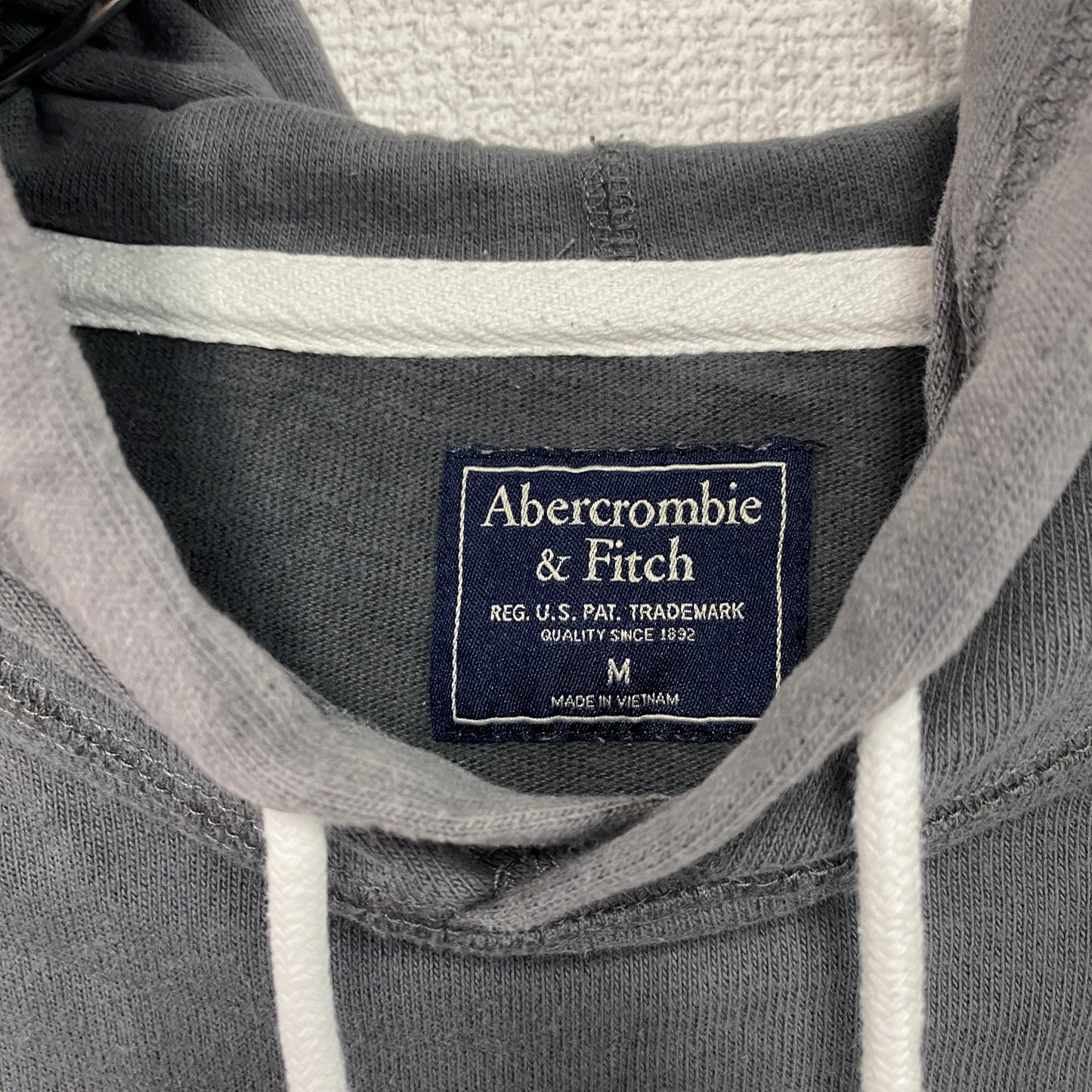 Abercrombie&Fitch アバクロンビー&フィッチ スウェットパーカー/フーディー フェード ダークグレー Mサイズ