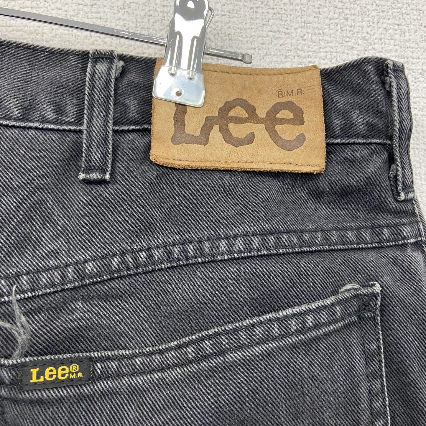 Lee リー デニムパンツ/ジーンズ ジップフライ 黒 ブラック