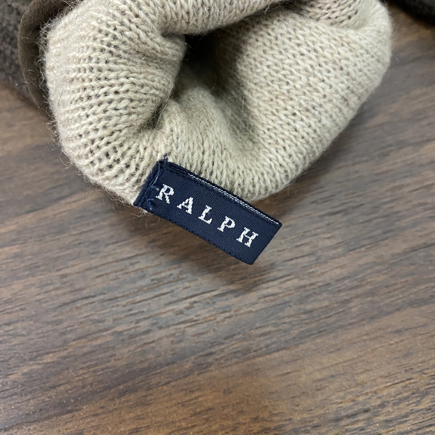 RALPH LAUREN ラルフローレン 手袋/ハンドウォーマー 茶色 ブラウン