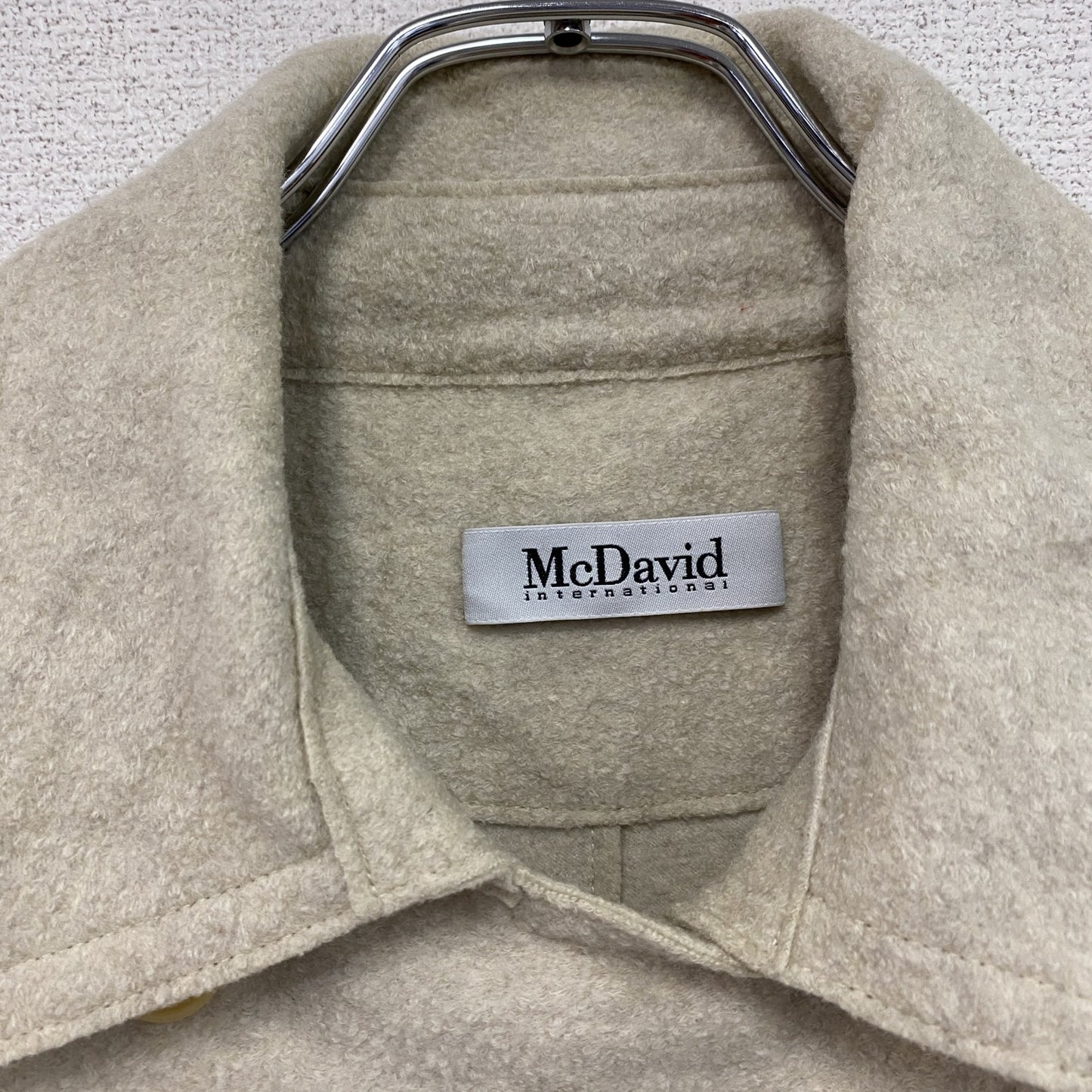 McDavid マックデイビッド ダブルブレストショートトレンチコート ベージュ 46サイズ