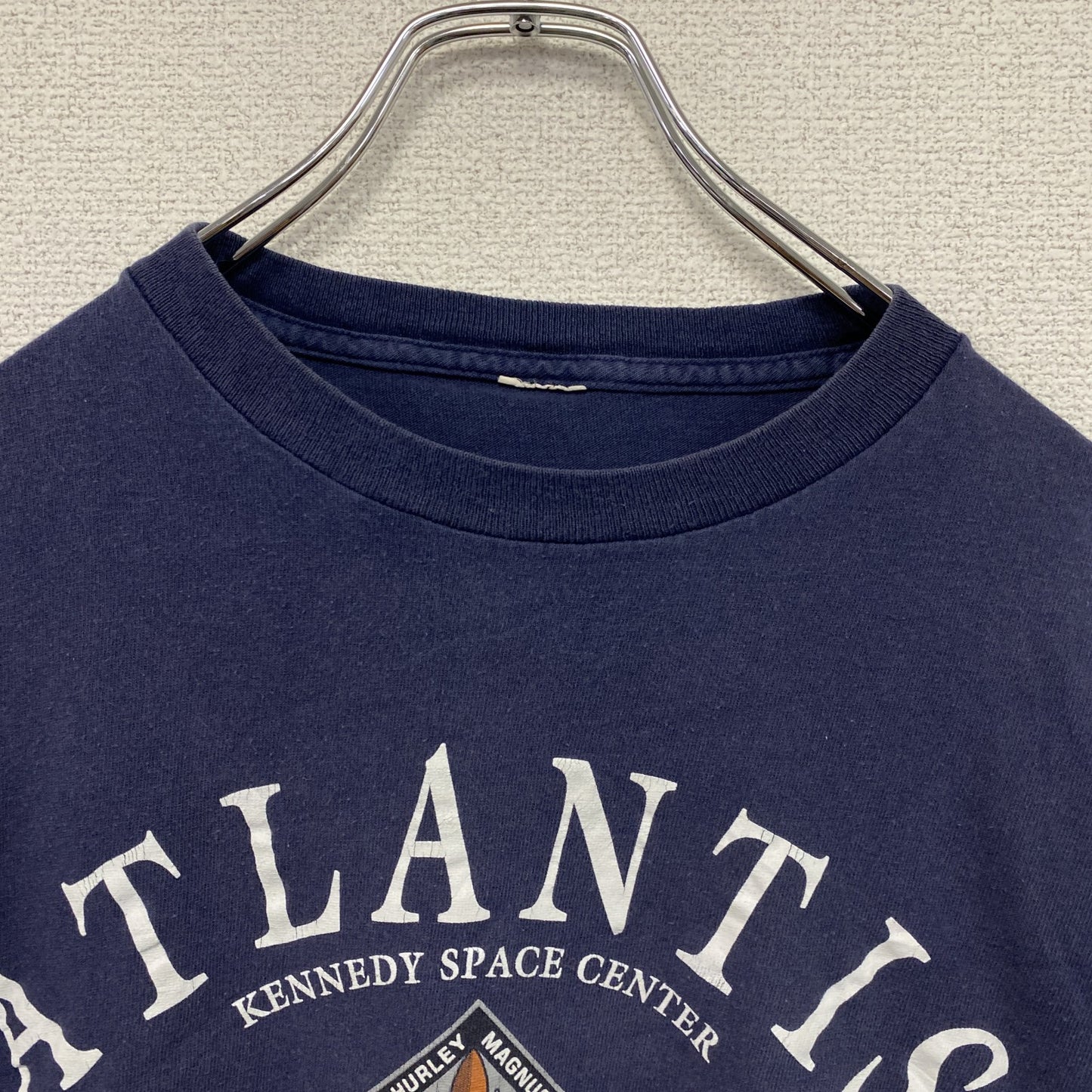 Atlantis STS-135 半袖プリントTシャツ 紺 ネイビー