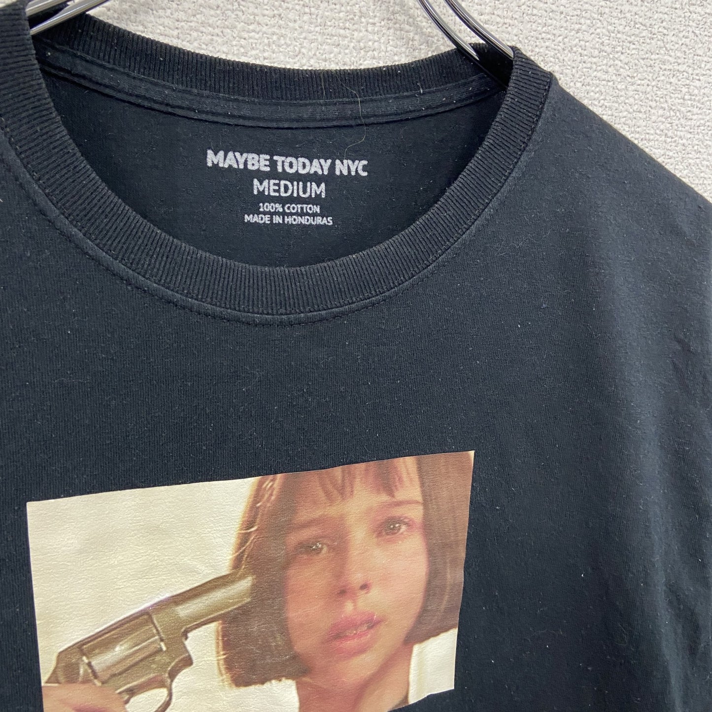 MAYBE TODAY NYC 半袖レオンマルチダTシャツ 黒 ブラック Mサイズ