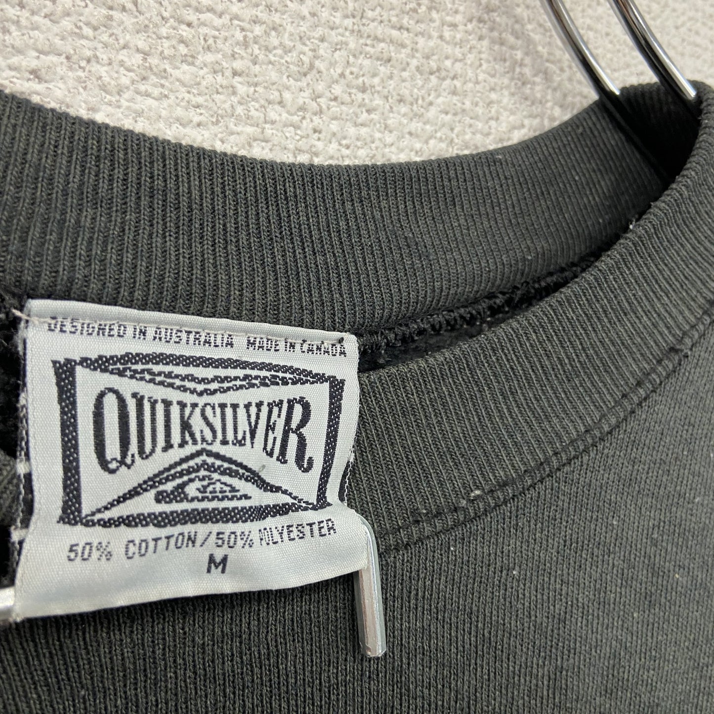 Quiksilver クイックシルバー スウェット/トレーナー 黒 ブラック Mサイズ
