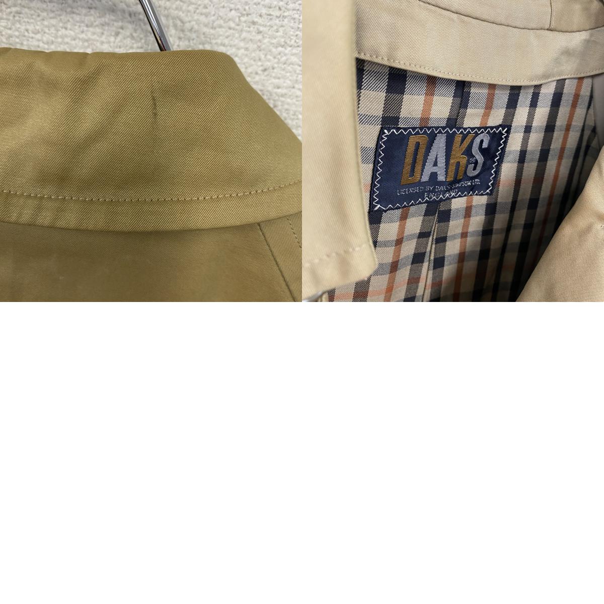 DAKS ダックス トレンチコート ベージュ 7AB2サイズ