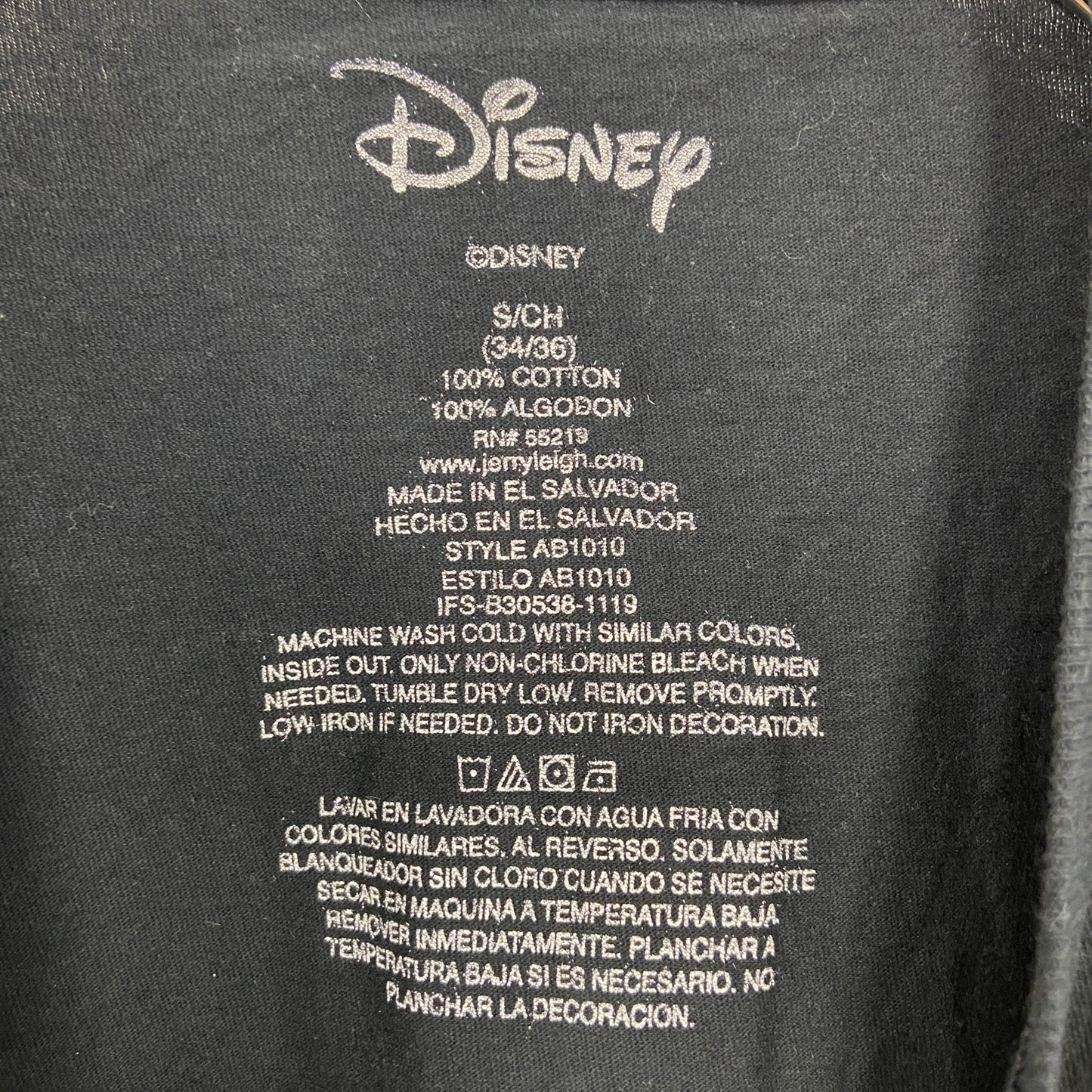 古着 used Disney ディズニー 半袖プリントTシャツ ミッキー&フレンズ 2020 ネオンカラー 黒 ブラック Sサイズ