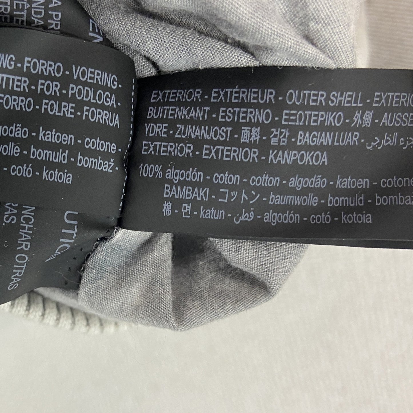 ZARA ザラ コットンボンバージャケット ライトグレー Sサイズ