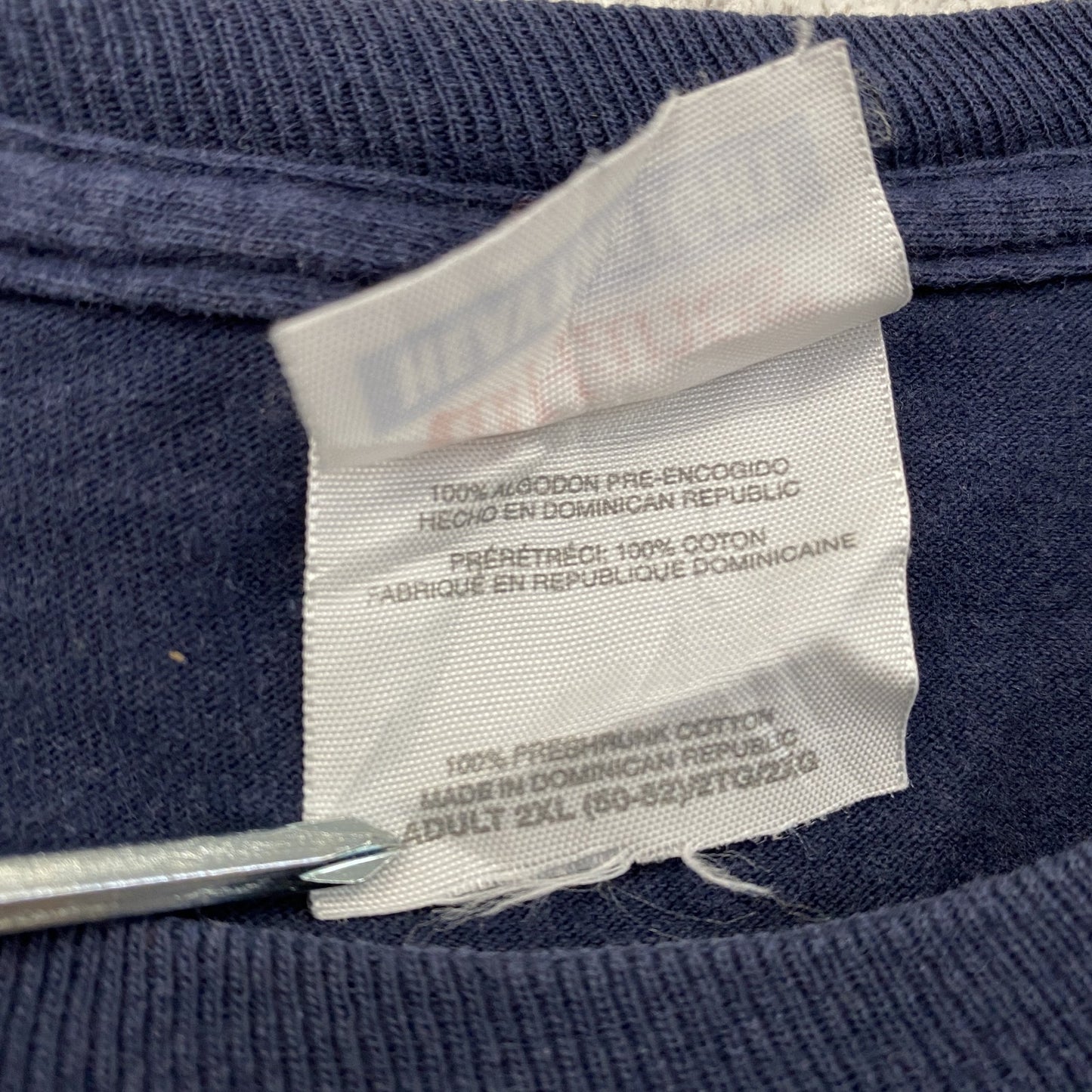 ~00s Hanes ヘインズ 半袖プリントTシャツ ヴィンテージ 紺 ネイビー 2XLサイズ