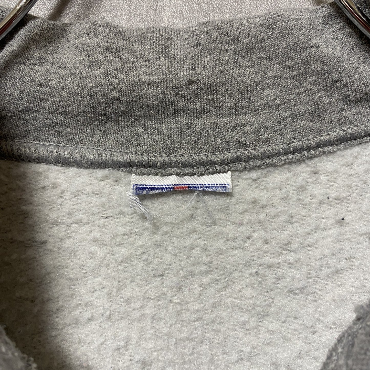 古着 used UNIVERSITY OF ILLIONS 長袖ハーフジップスウェット トレーナー バックプリント Sサイズ