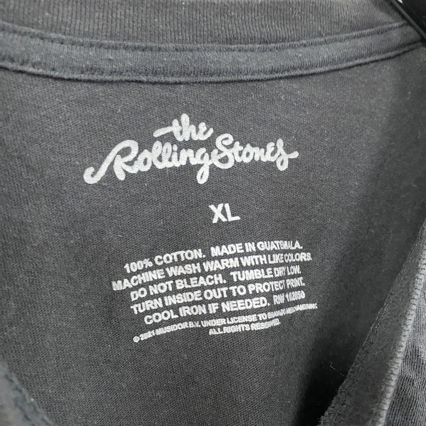 The Rolling Stones ローリングストーンズ 半袖プリントTシャツ 黒 ブラック XLサイズ