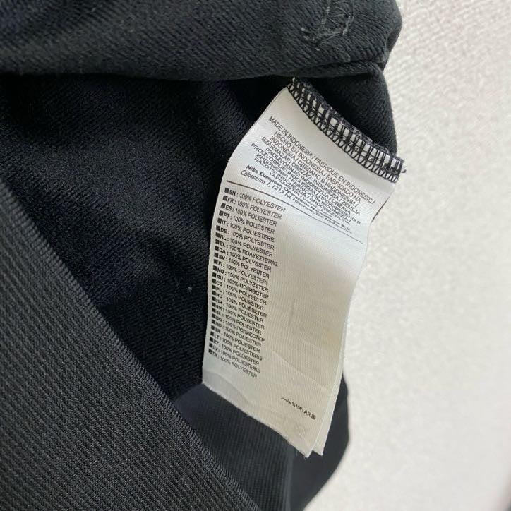 NIKE ナイキ トラックジャケット/ジャージ 刺繍ロゴ 黒 ブラック Sサイズ