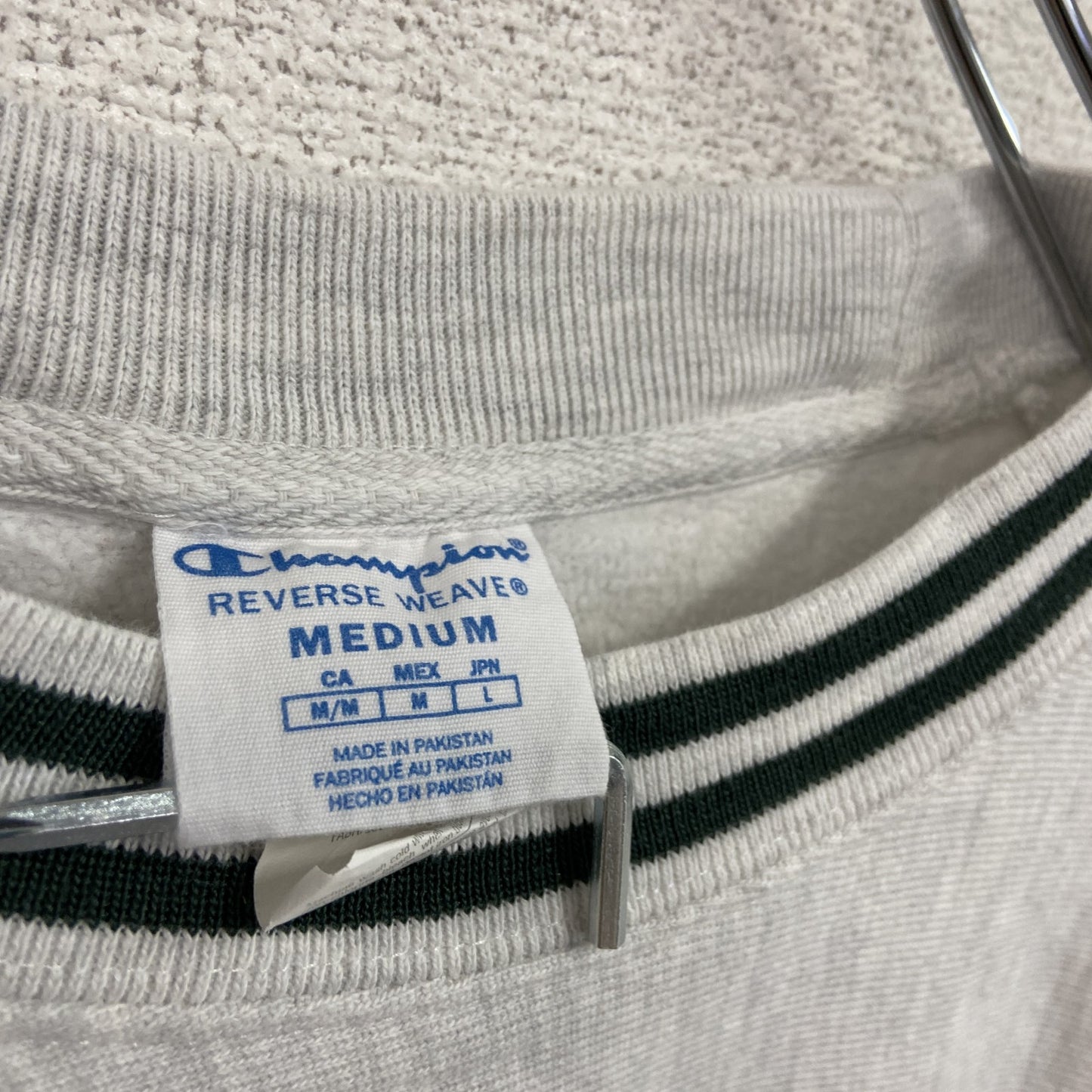 Champion チャンピオン リバースウィーブ スウェット/トレーナー リブライン 霜降りグレー Mサイズ