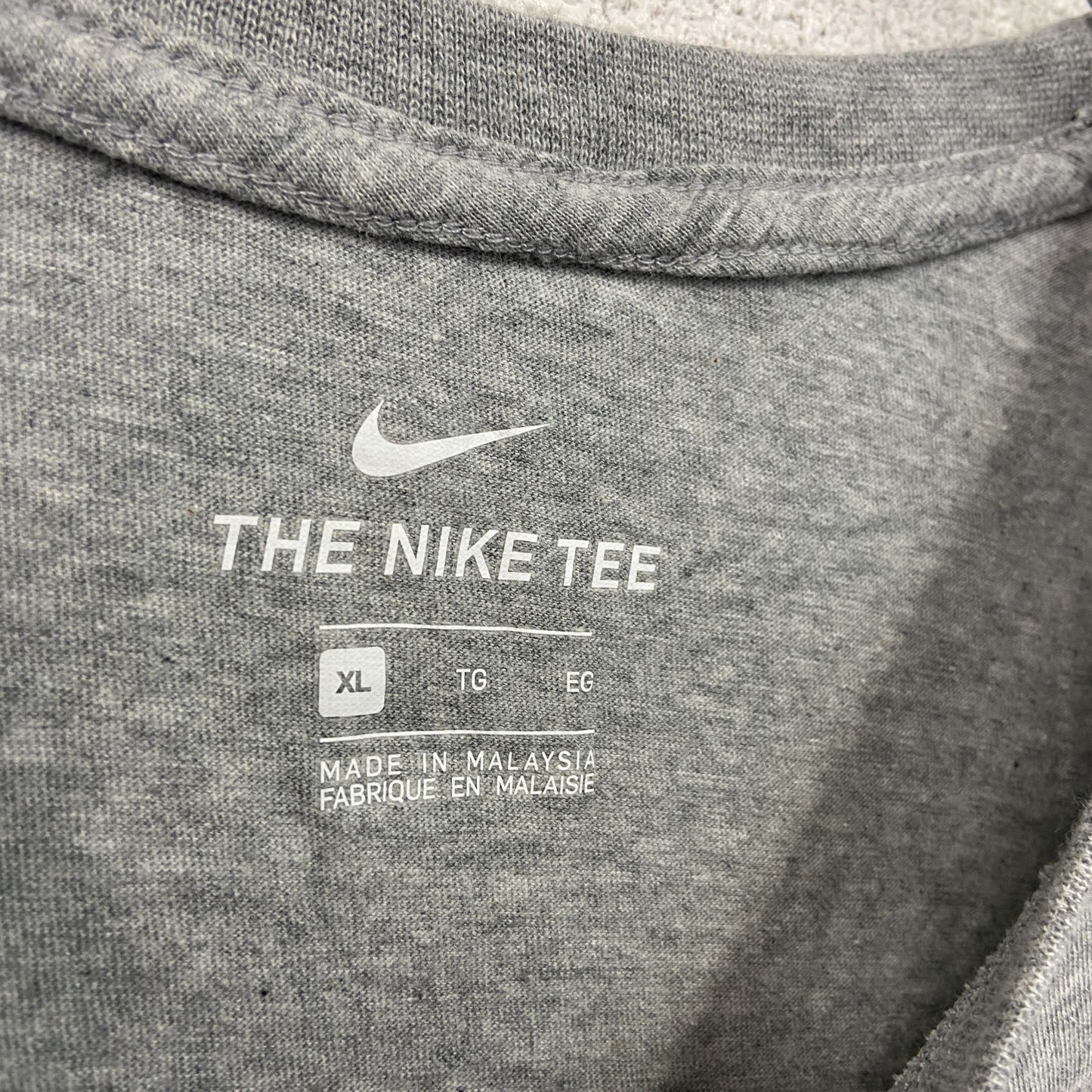 THE NIKE TEE ナイキ 長袖プリントTシャツ グレー XLサイズ